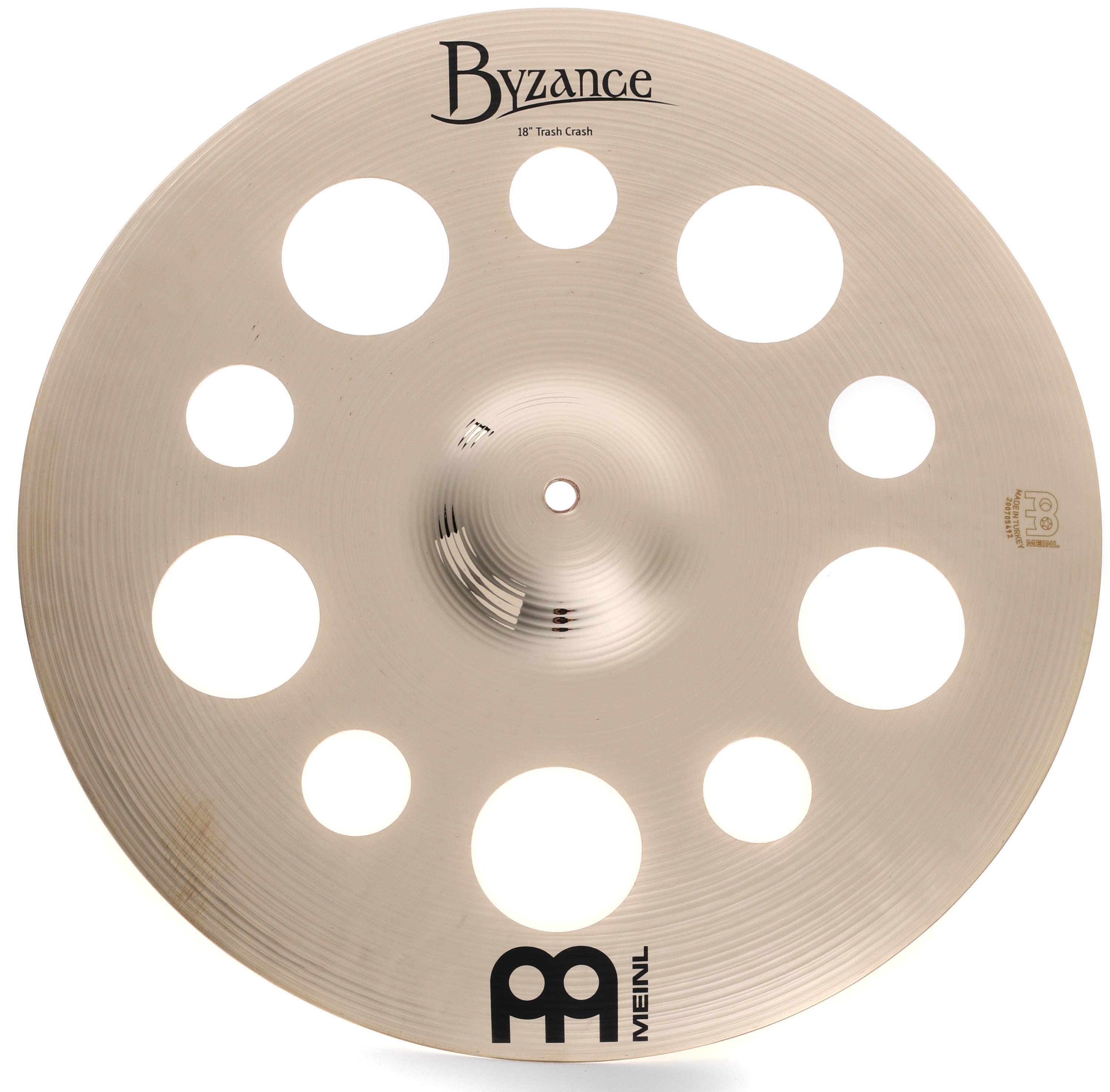 Meinl Cymbals Byzance Brilliant Trash Crash Cymbal - 18-inch