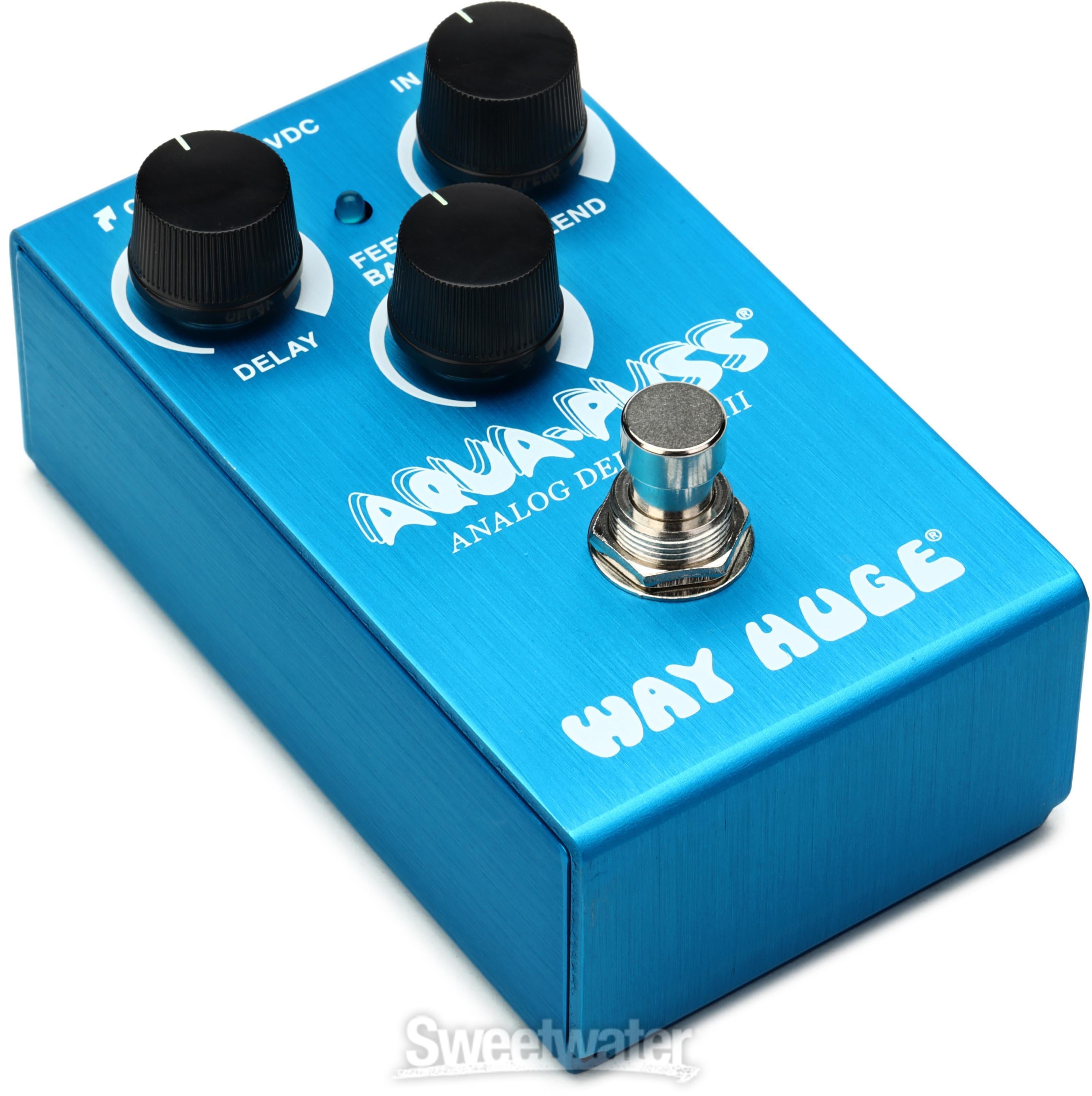 Way Huge Smalls Aqua Puss Analog Delay Pedal Reviews | Sweetwater