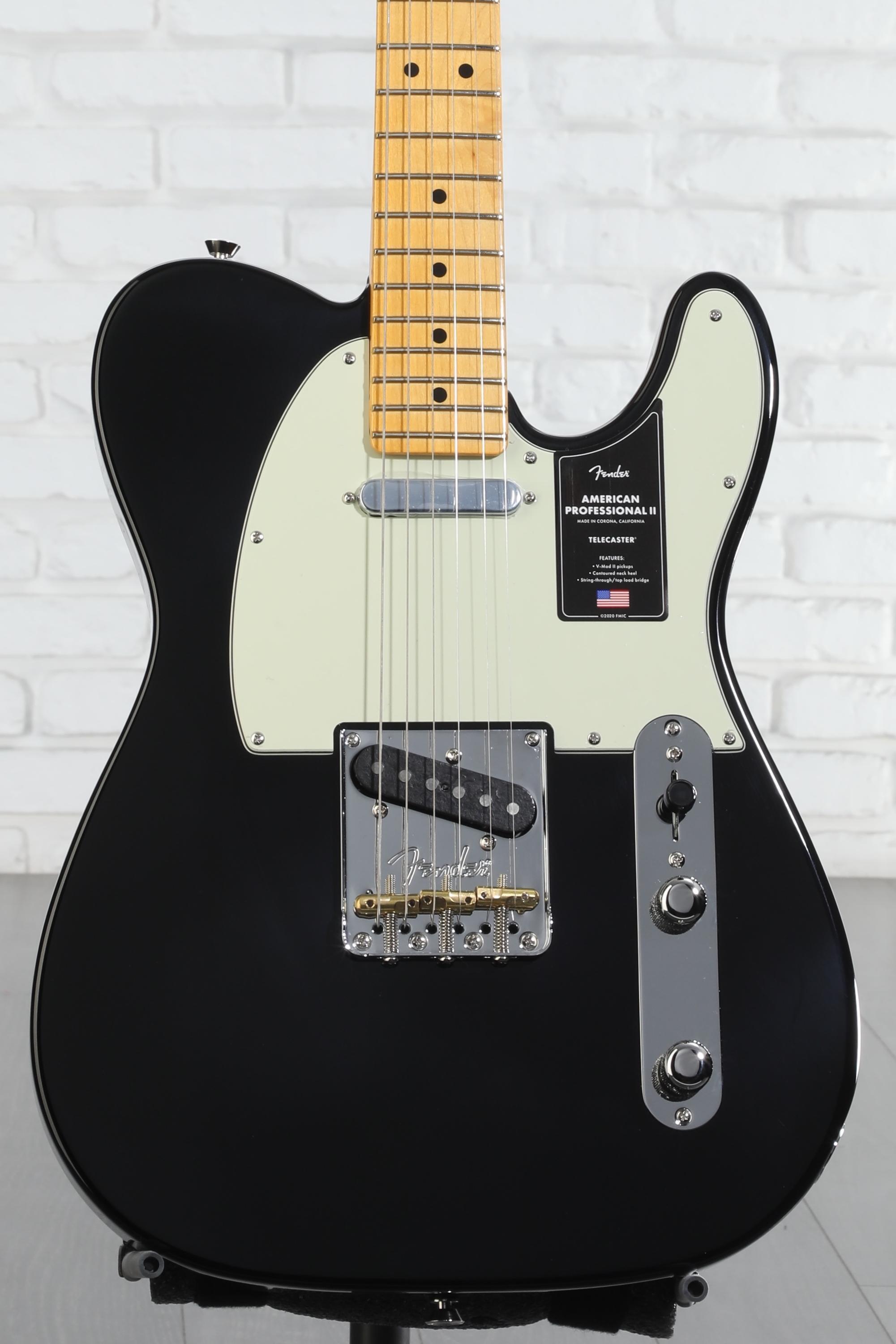 American Professional II　Telecaster Fender American Professional II Telecaster - Black with Maple