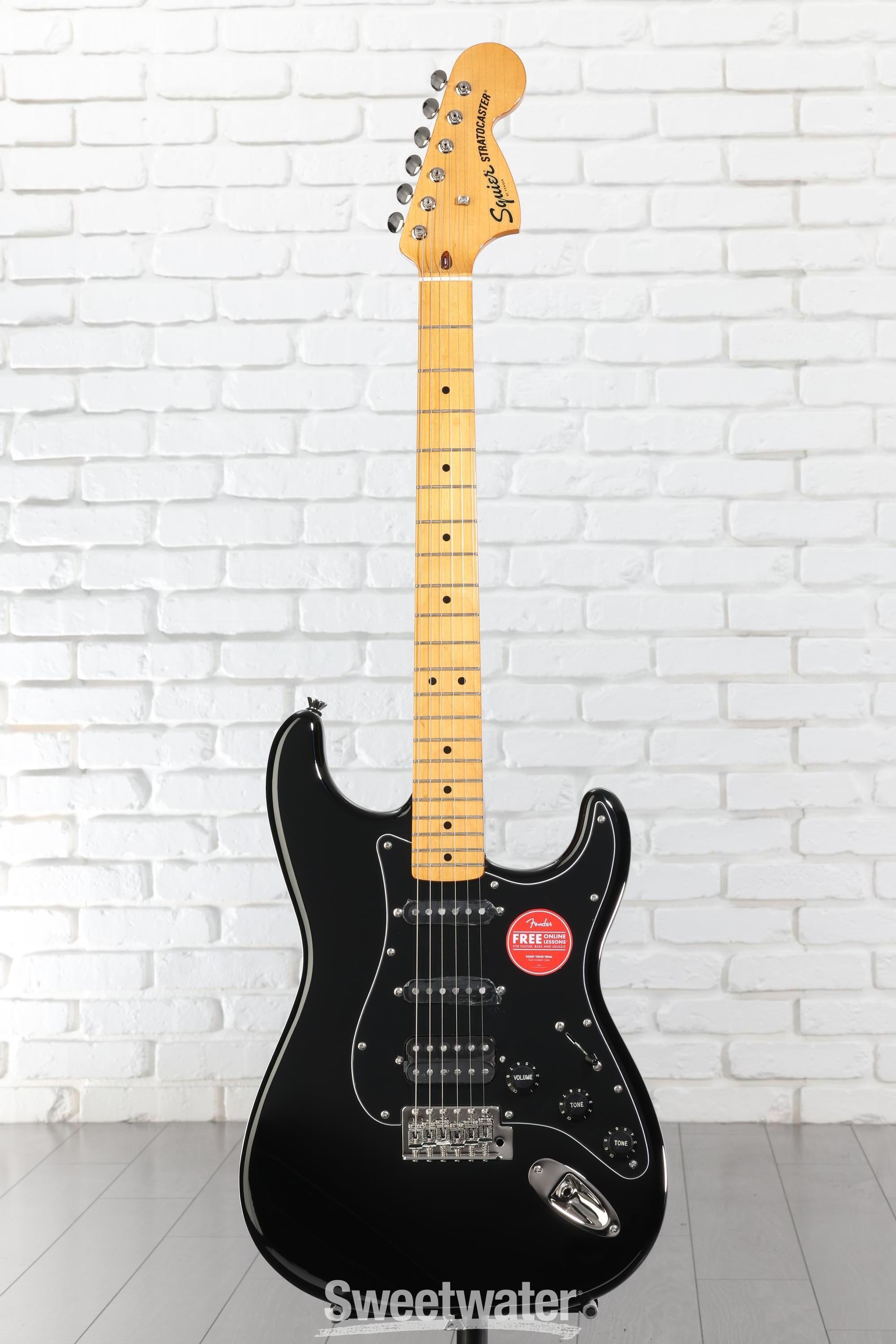 Squier Classic Vibe '70s Stratocaster HSS - Black with Maple