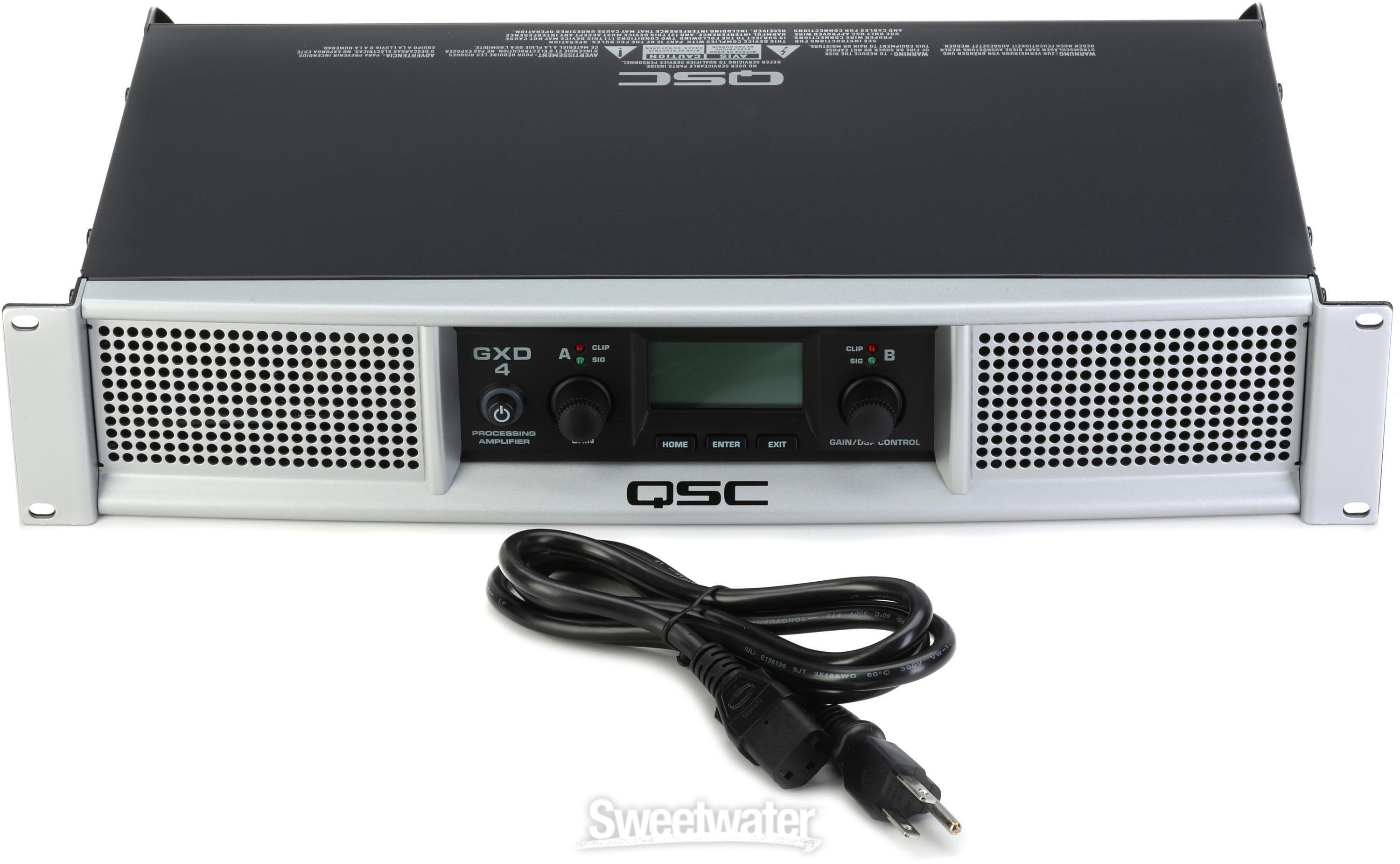 QSC GXD 4 600W 2-channel Power Amplifier | Sweetwater