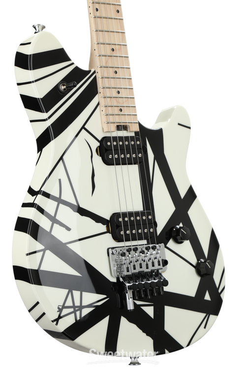 Evh wolfgang special striped store black and white