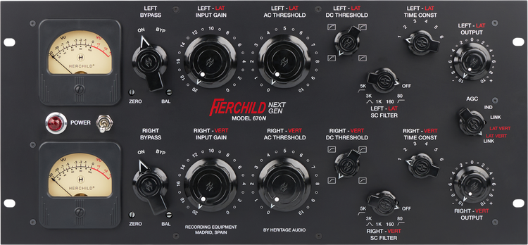 Heritage Audio Herchild Next Gen 670N Stereo Tube Compressor