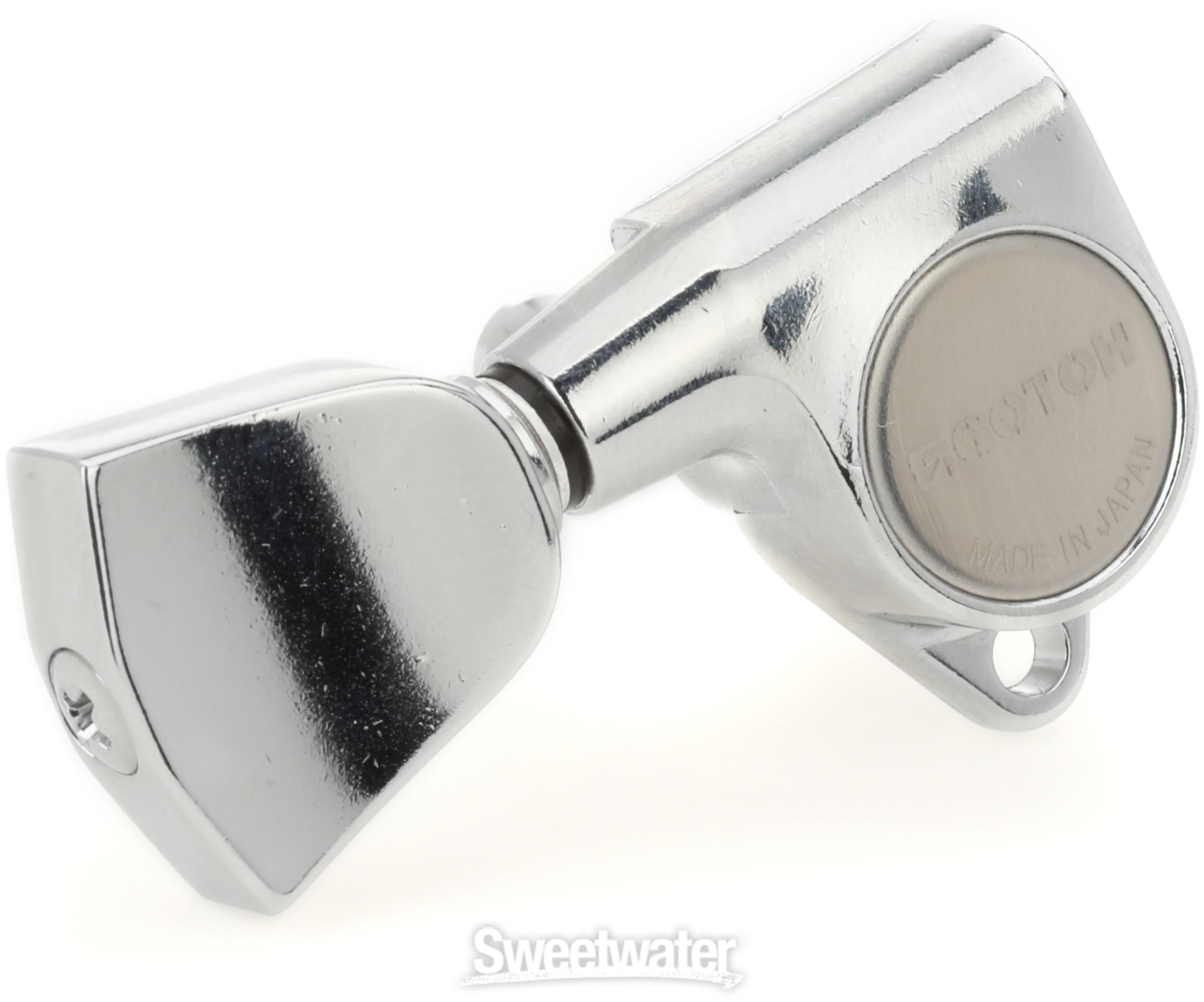 新品 GOTOH SG301-MG-20-L3+R3-Chrome NEW Gotoh SG301-20 MG Magnum Locking 3+3 Tuning Grover Style