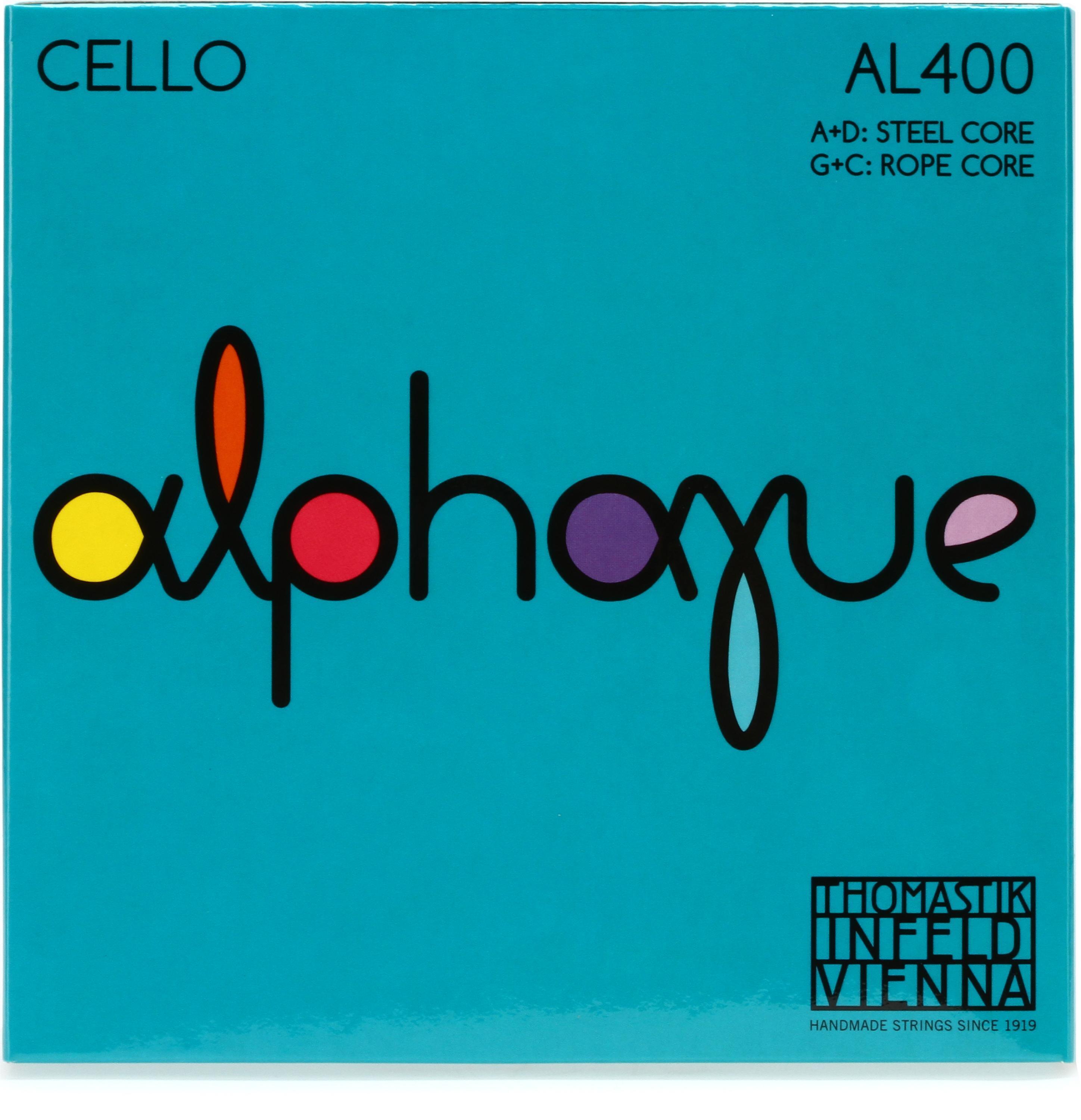 Photo of Thomastik-Infeld AL400 Alphayue Cello String Set - 4/4 Size