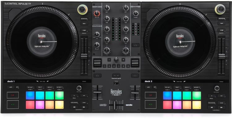Hercules DJ DJControl Inpulse T7 2-deck Motorized DJ Controller
