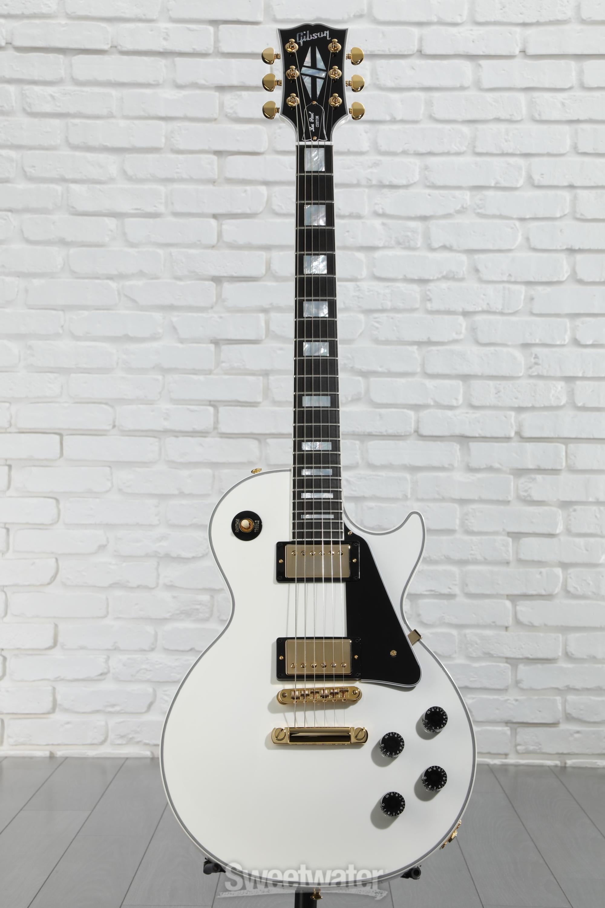 Gibson Custom Les Paul Custom Electric Guitar - Alpine White