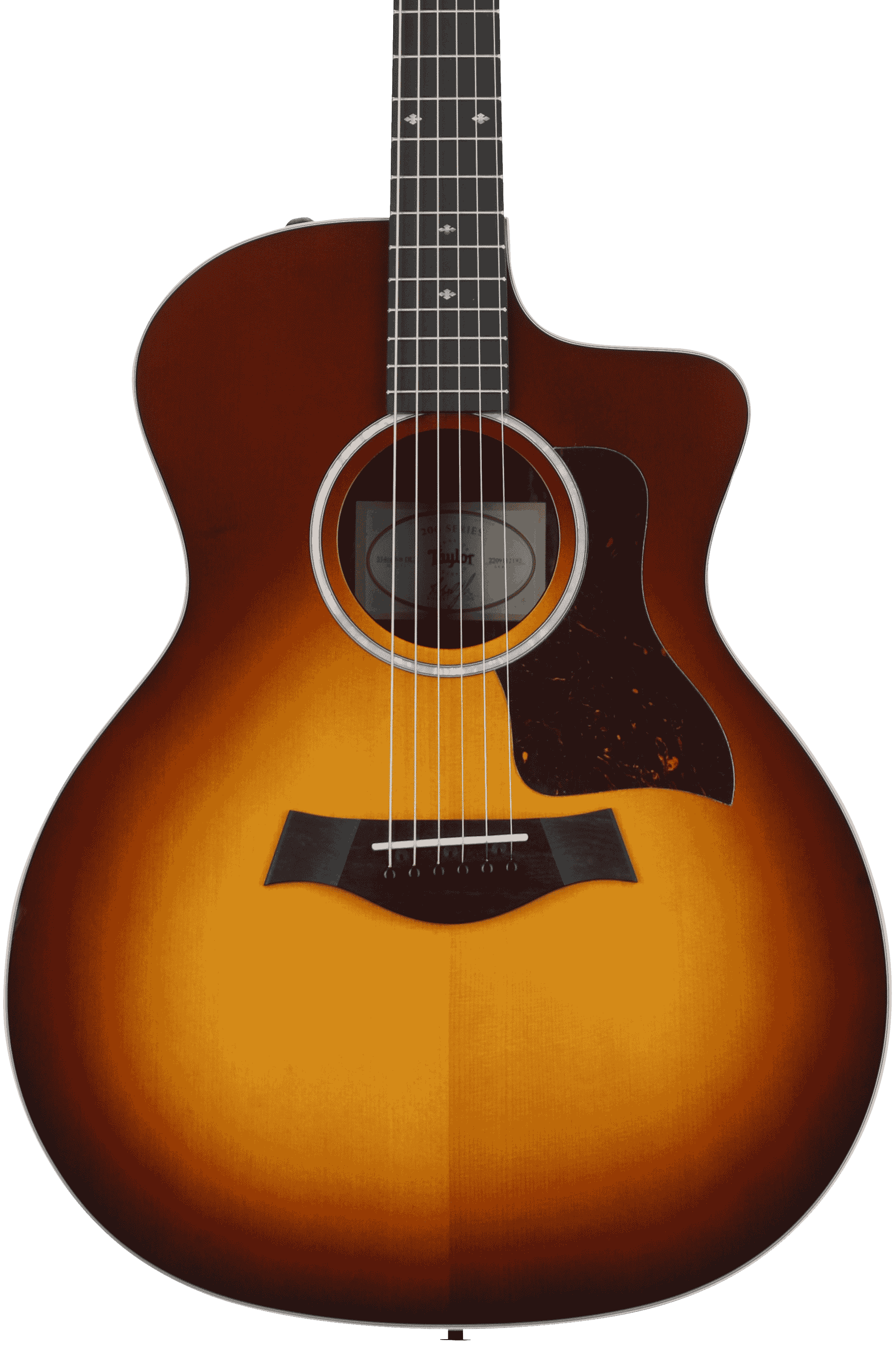 Taylor 214ce-SB DLX Acoustic-Electric Guitar - Tobacco Sunburst
