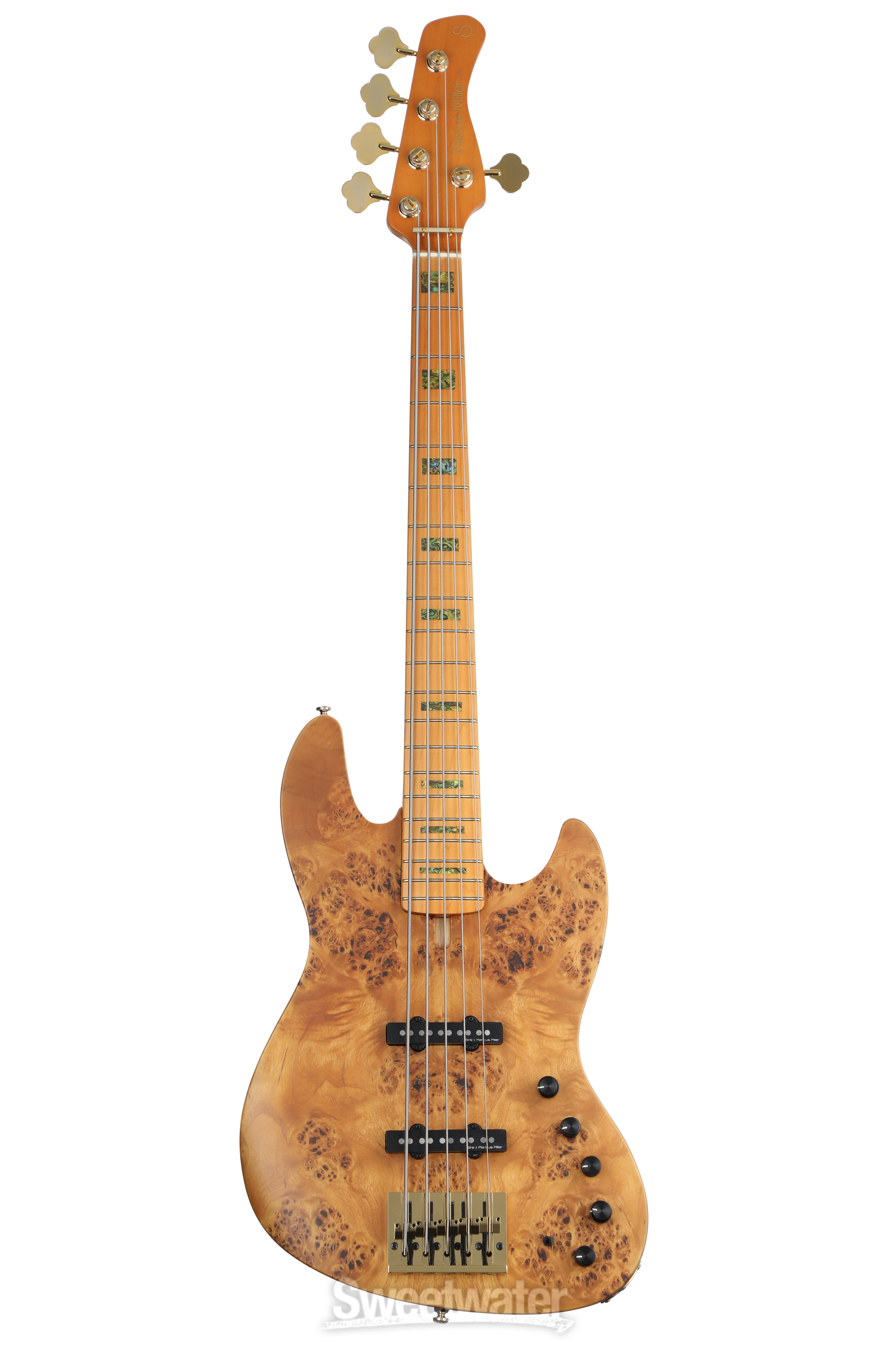 Sire Marcus Miller V10 5-string Bass Guitar - Natural Satin