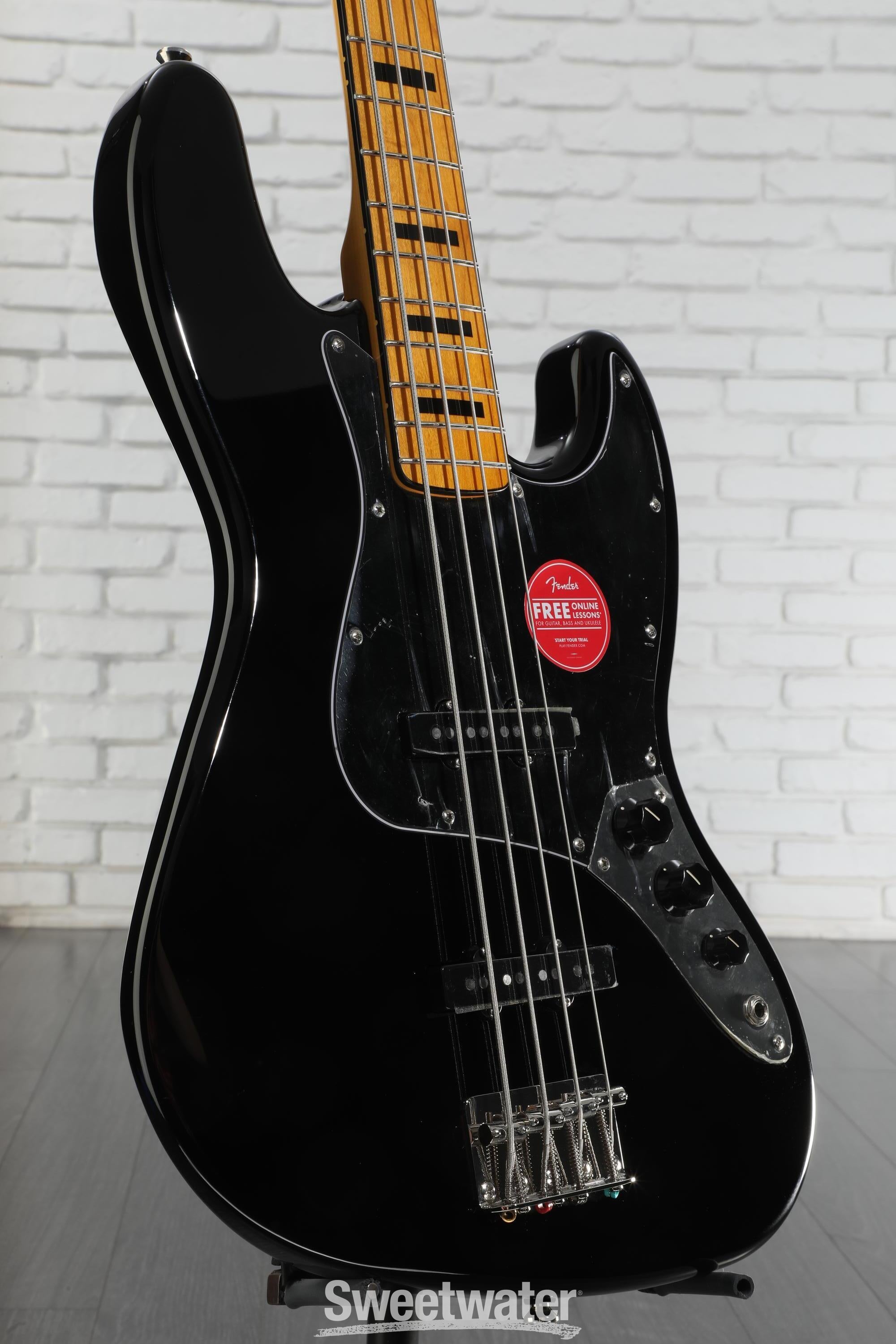 Squier Classic Vibe '70s Jazz Bass - Black | Sweetwater