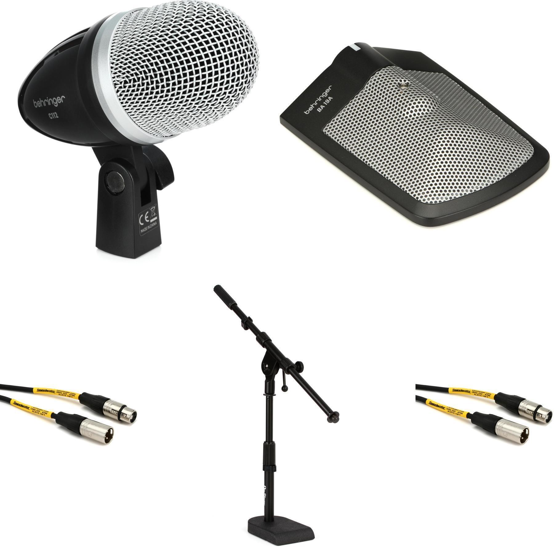 Behringer BA 19A and C112 Kick Drum Mic Bundle Sweetwater