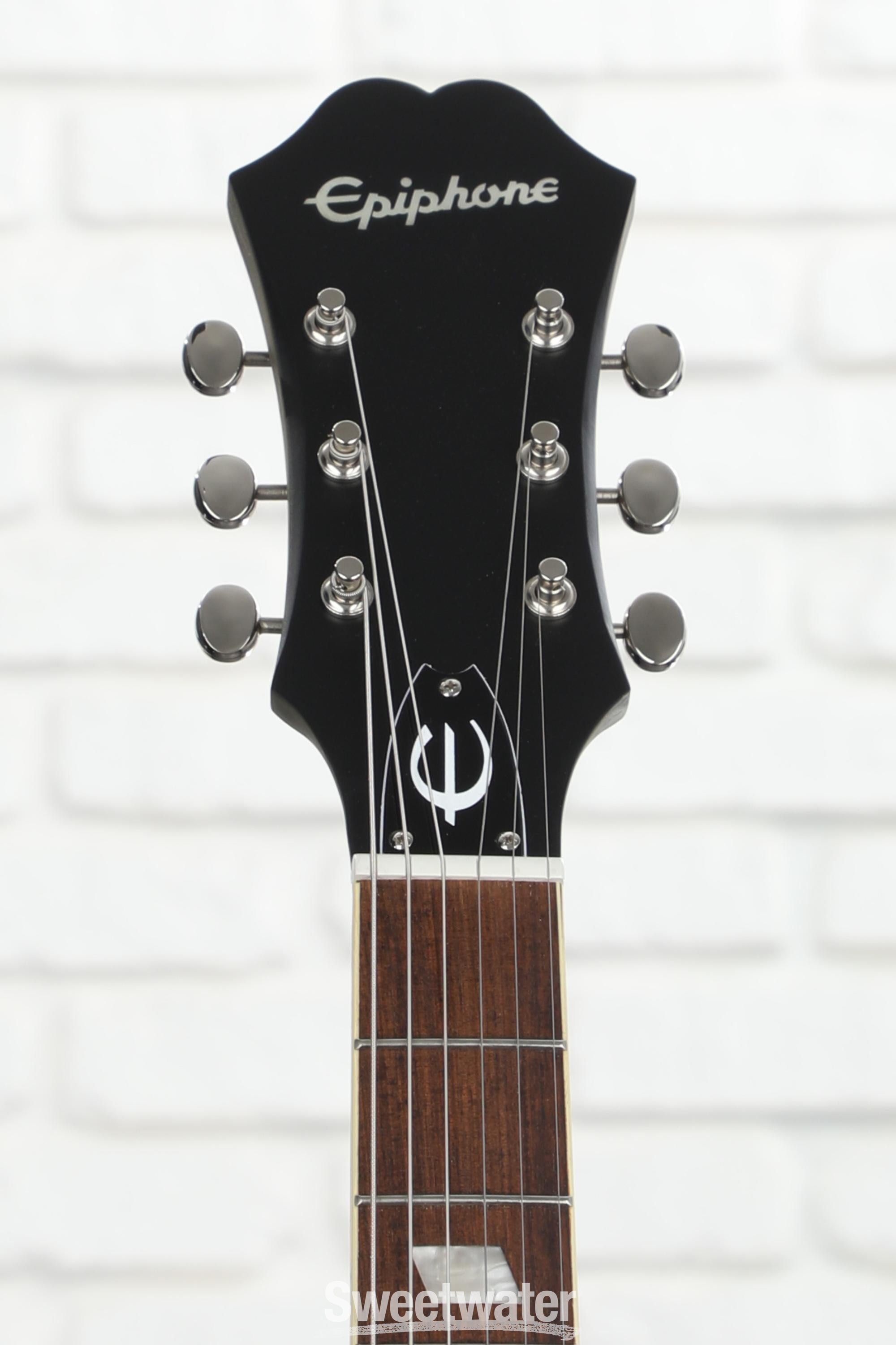 Epiphone Casino Worn Hollowbody - Worn Olive Drab | Sweetwater Epiphone Casino Worn Hollowbody - Worn Olive Drab | Sweetwater