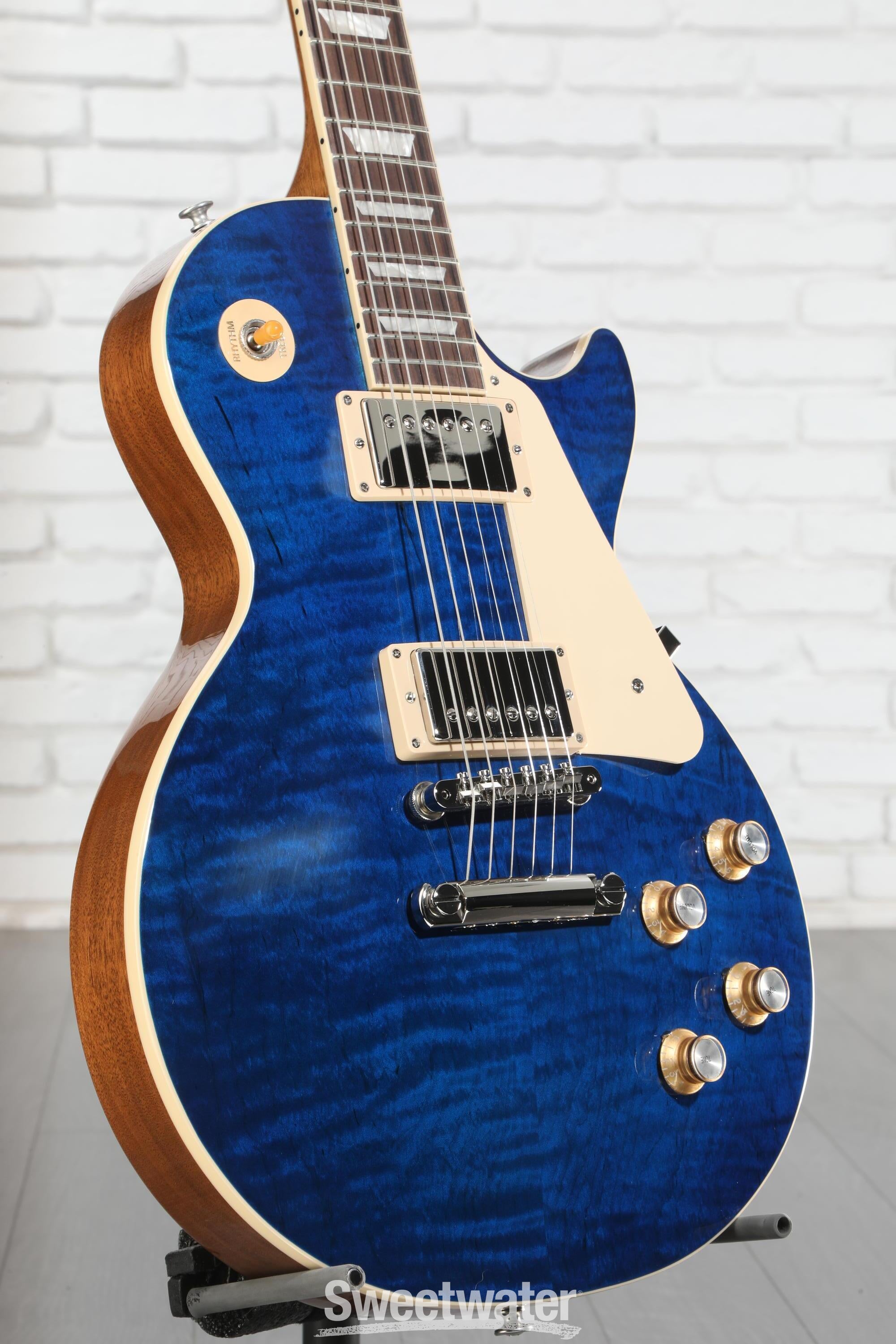 Gibson Les Paul Standard '60s AAA Top Electric Guitar - Viper Blue