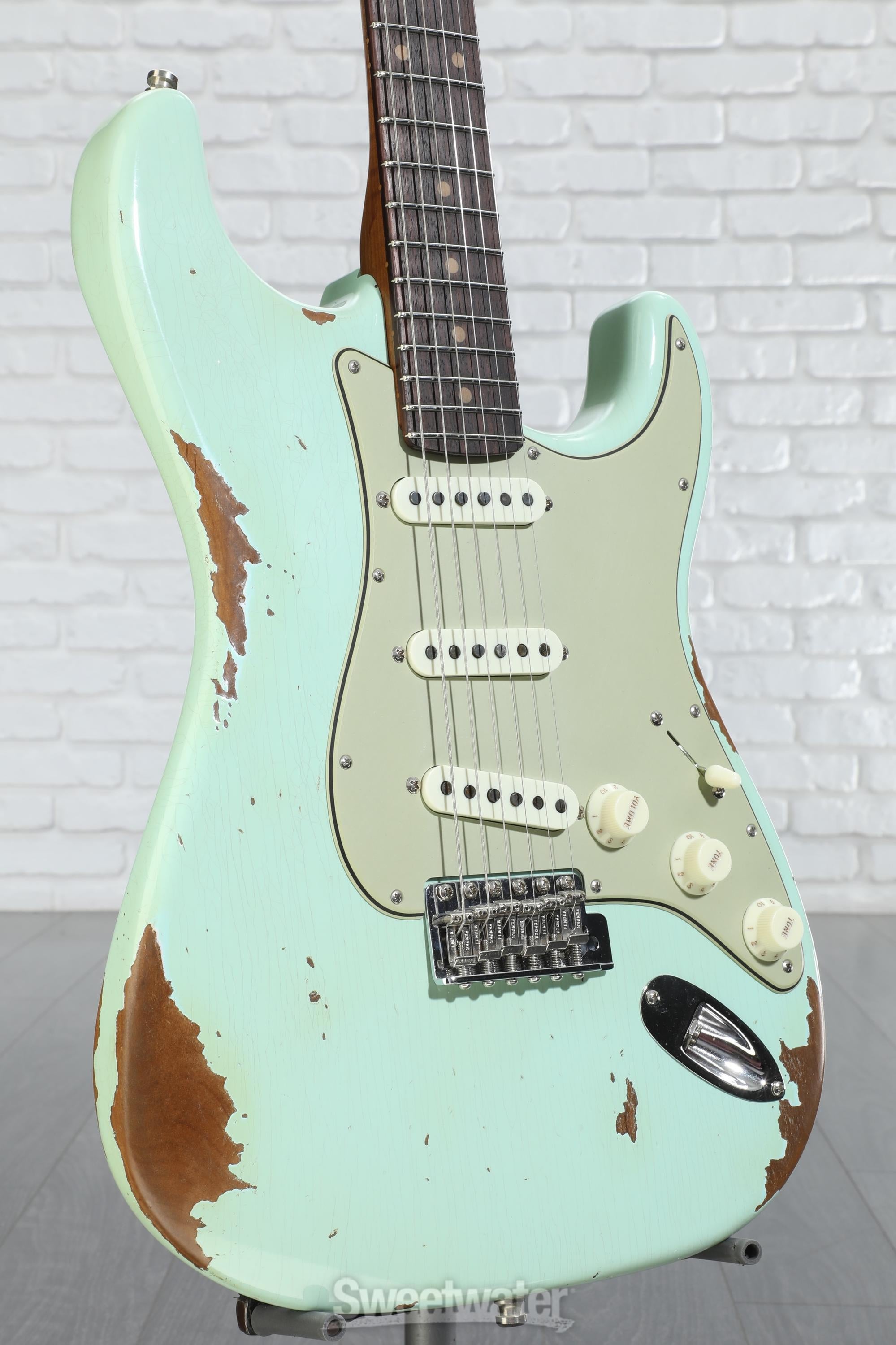 Fender Custom Shop GT11 Heavy Relic Stratocaster - Surf Green