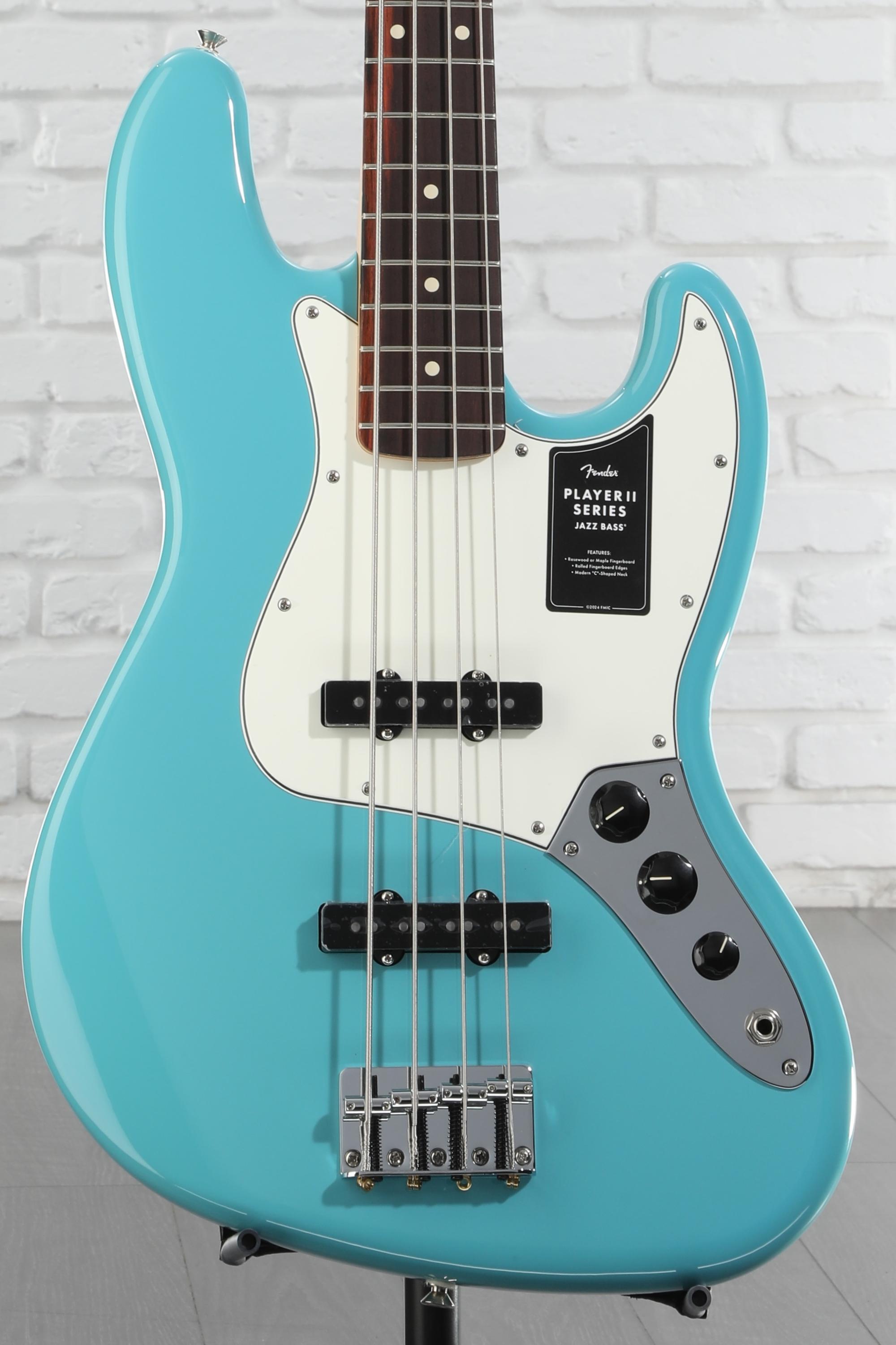 Fender Player II Jazz Bass - Aquatone Blue with Rosewood