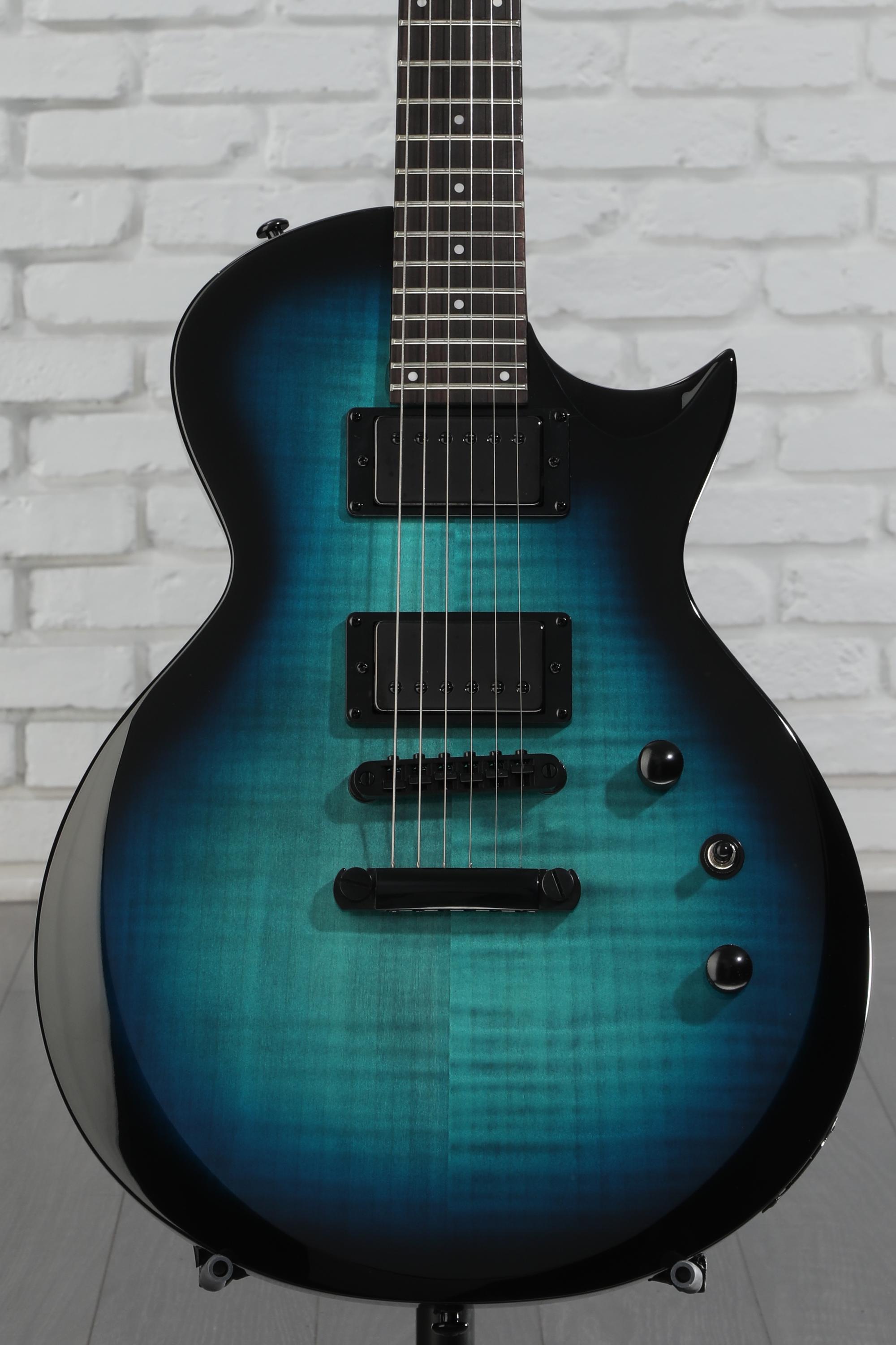 ESP LTD EC-200DX Electric Guitar - Blue Burst | Sweetwater