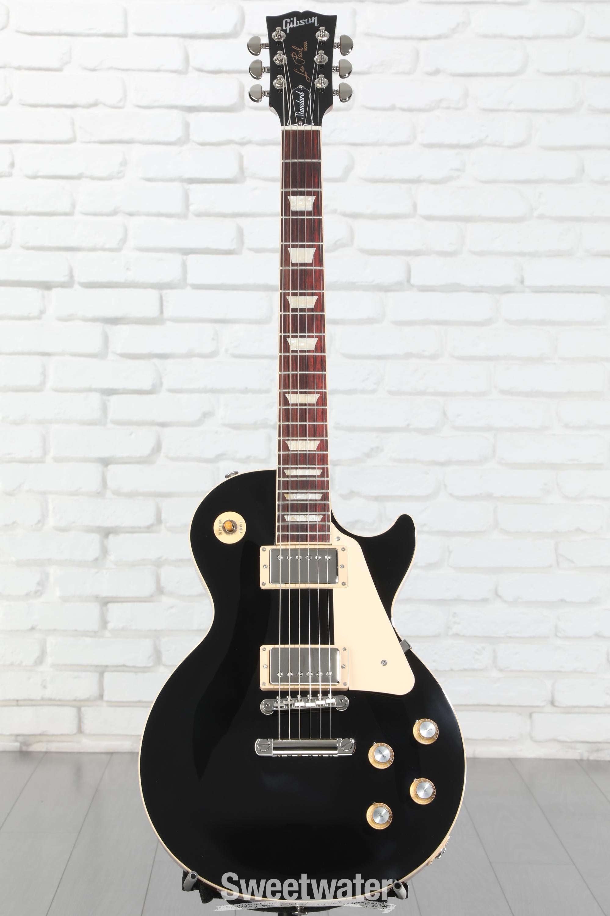 Gibson Les Paul Standard '60s Plain Top Electric Guitar - Ebony