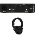 Photo of Arturia MiniFuse 1 USB-C Audio Interface and Headphones - Black