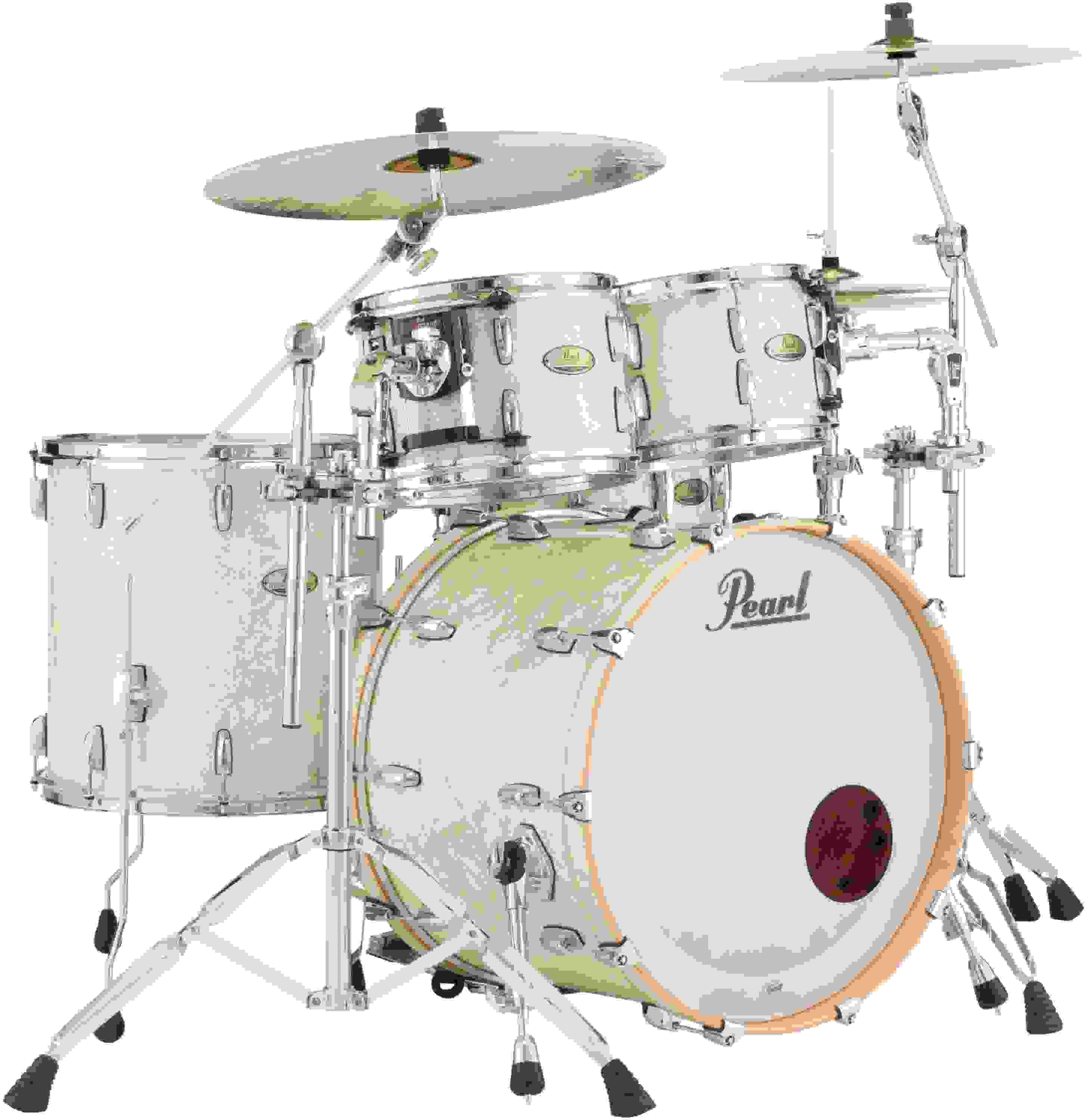 Pearl Session Studio Select Series 4-piece Shell Pack - Nicotine White Marine Pearl