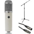 Photo of ADK Munich-7-T-FET Condenser Microphone with Stand and Cable