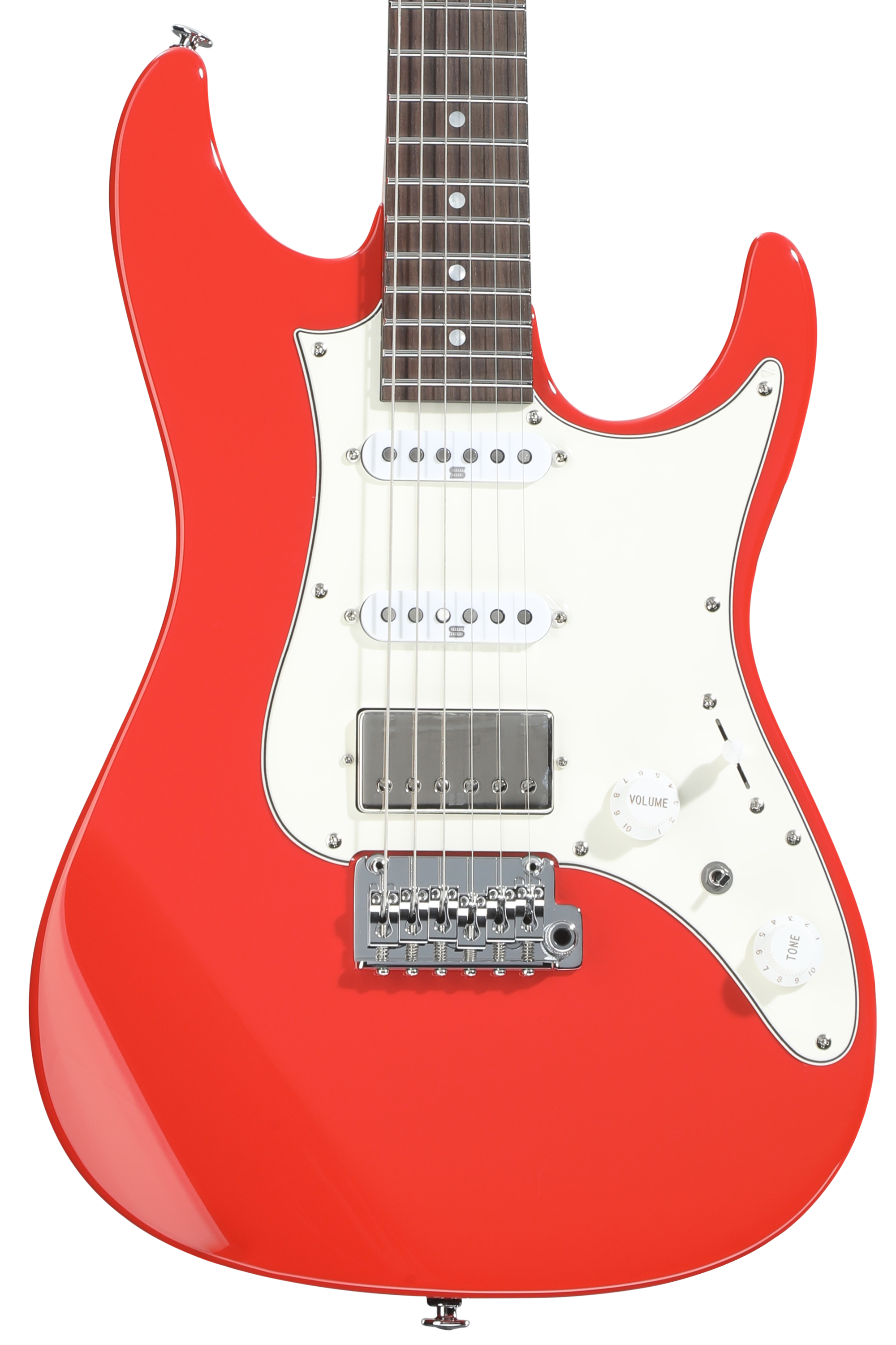 Ibanez Prestige AZ2204NW Electric Guitar - Vermillion Red | Sweetwater