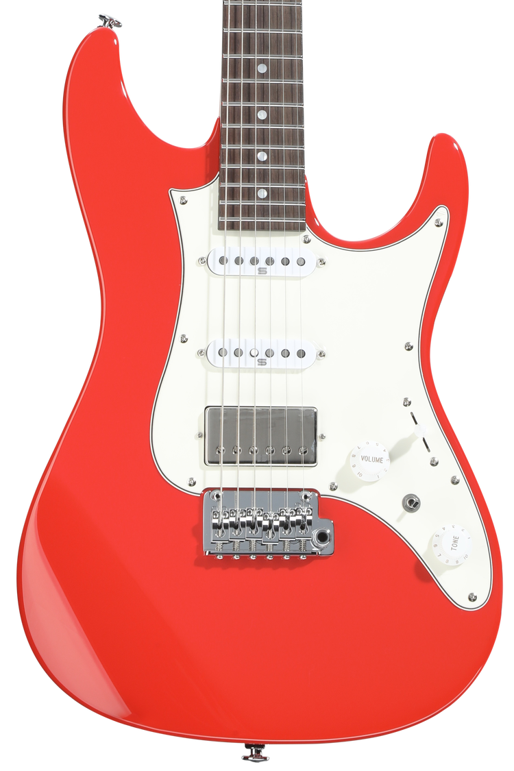 Ibanez Prestige AZ2204NW Electric Guitar - Vermillion Red | Sweetwater