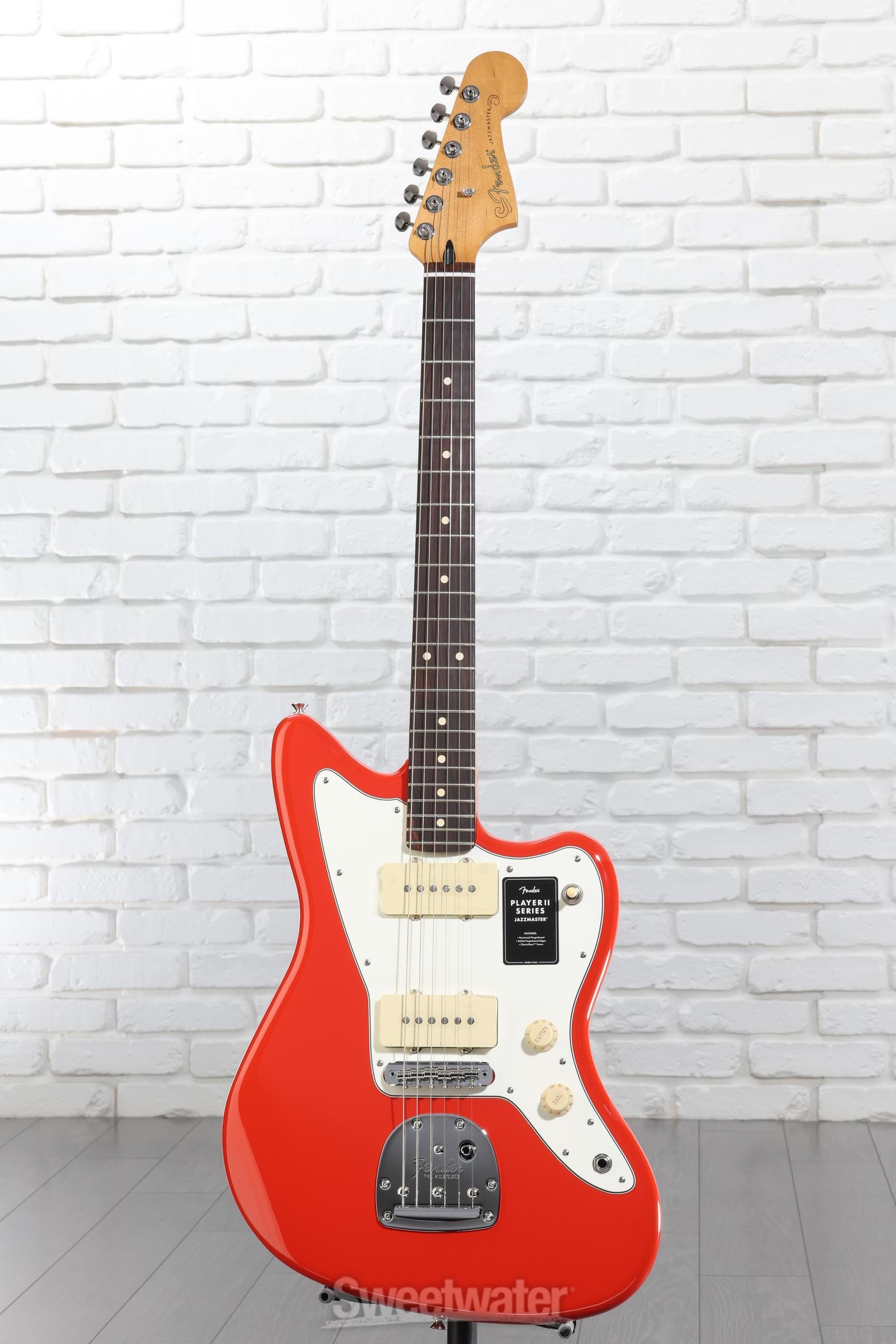 Fender Player II Jazzmaster Electric Guitar - Coral Red