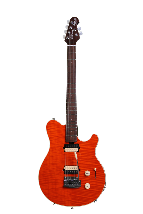 Ernie Ball Music Man Axis Super Sport w/Trem Trans Orange