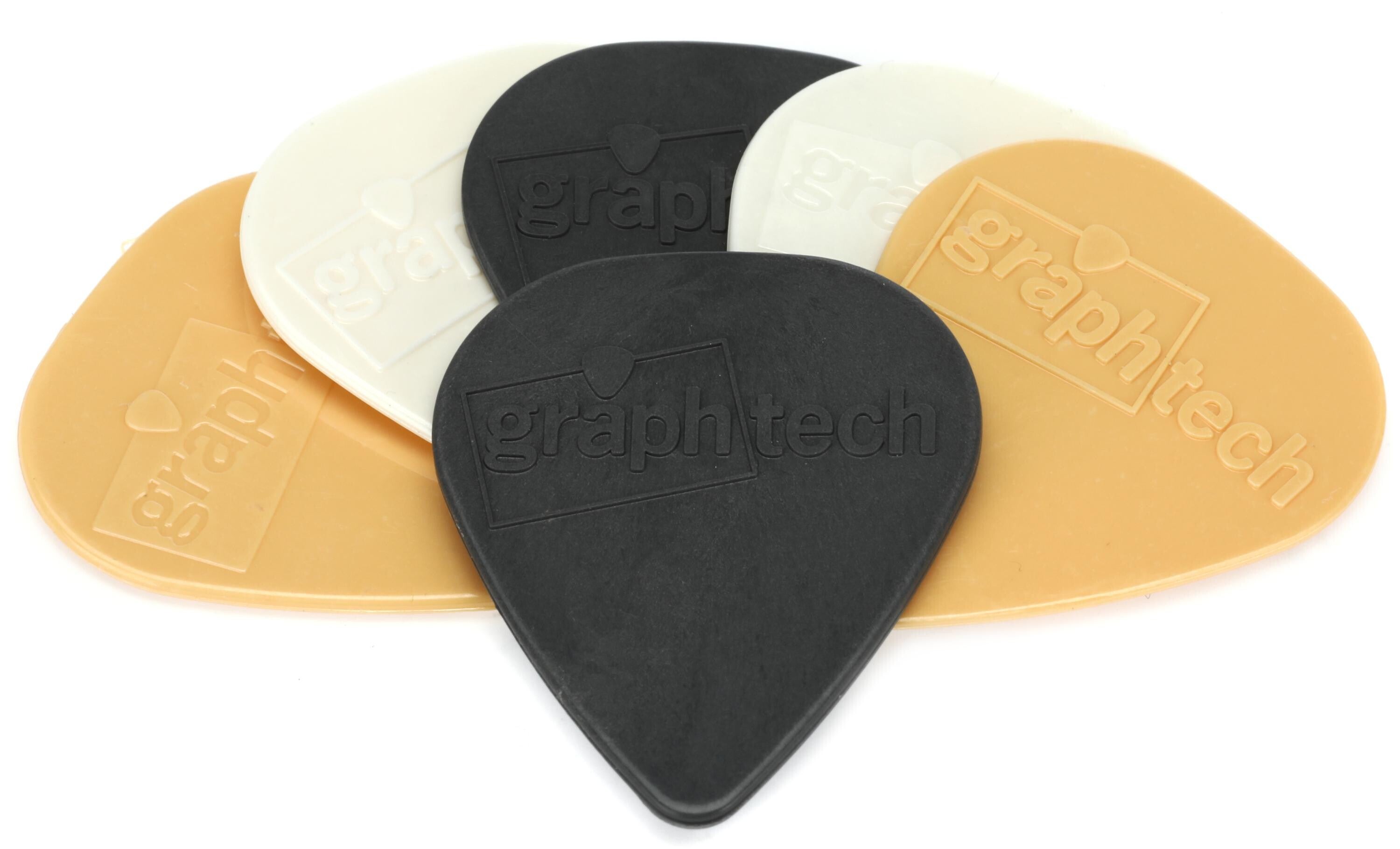 Photo of Graph Tech PQP-0010-ST TUSQ Standard Picks - Mixed (6-pack)