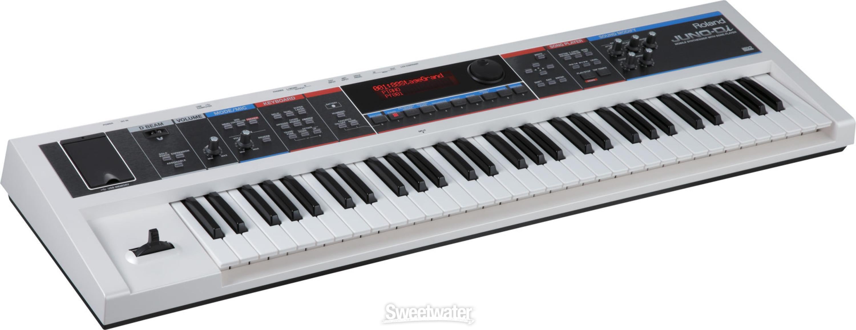 Roland　Sweetwater　JUNO-Di　61-Key　Synthesizer　White