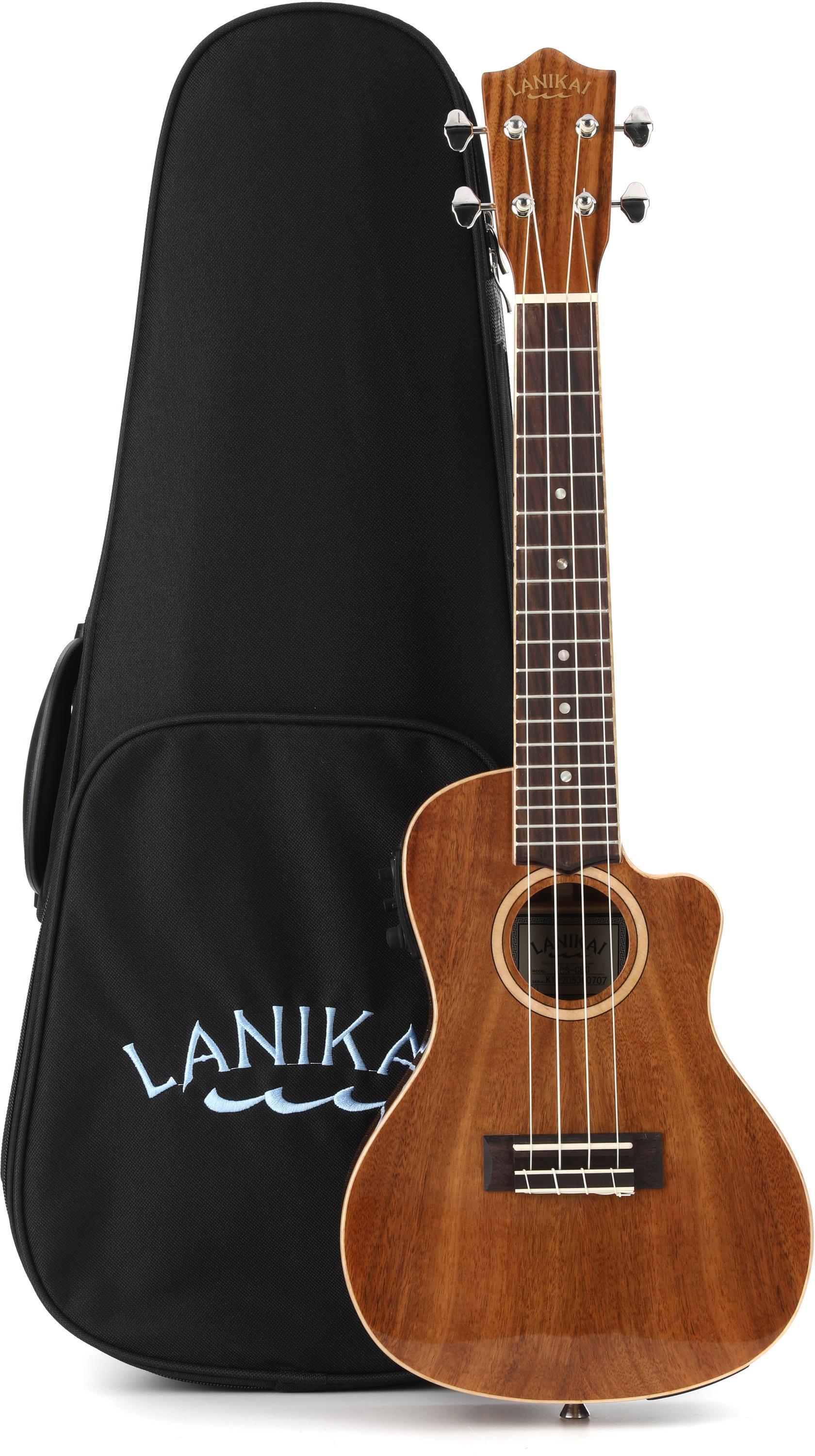 Lanikai ACS-CEC Concert Acoustic-Electric Ukulele - Natural