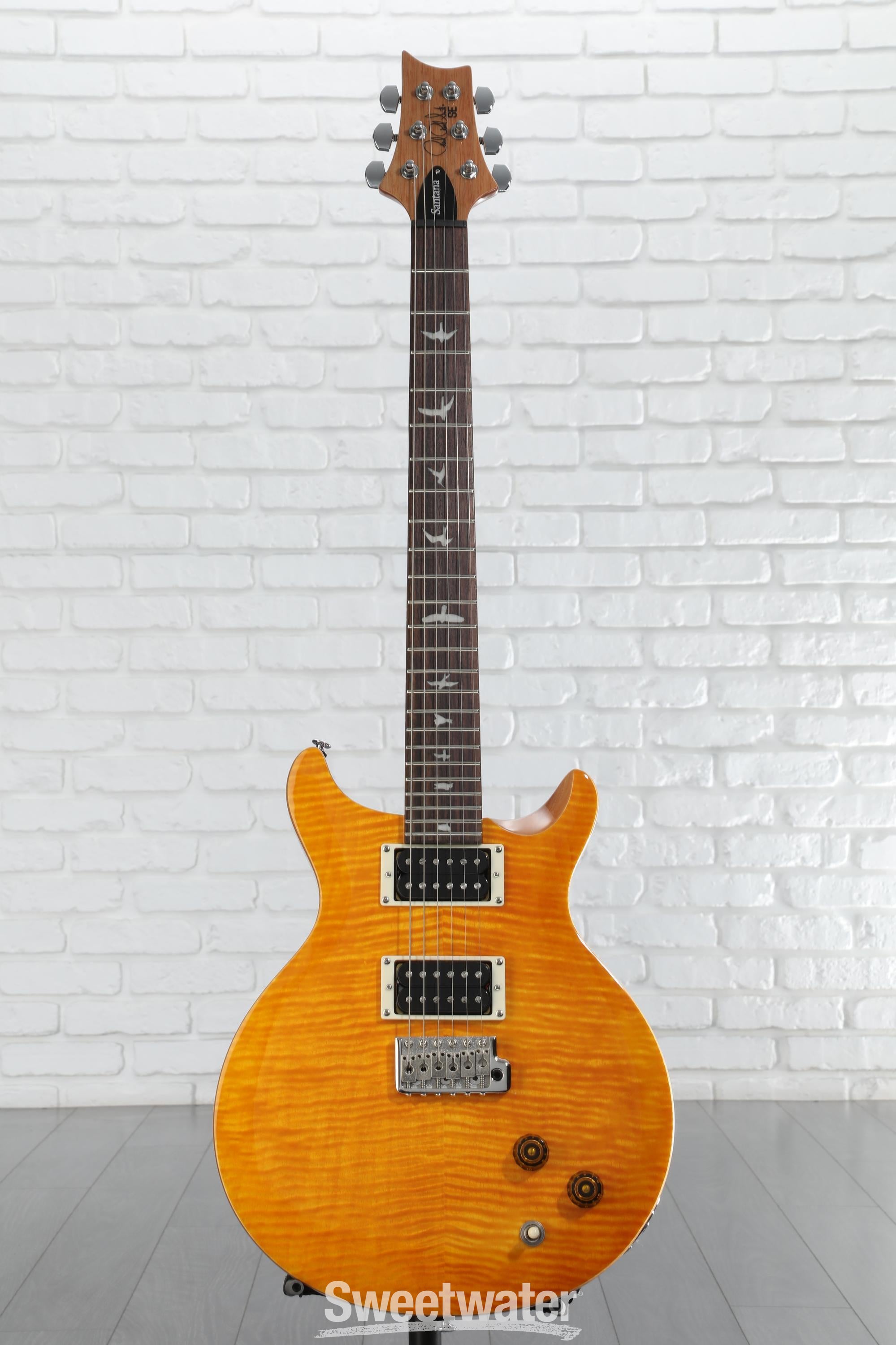 大人上品なおすすめコーデ PRS Sweetwater | Yellow Santana - Guitar Electric Santana SE ギター