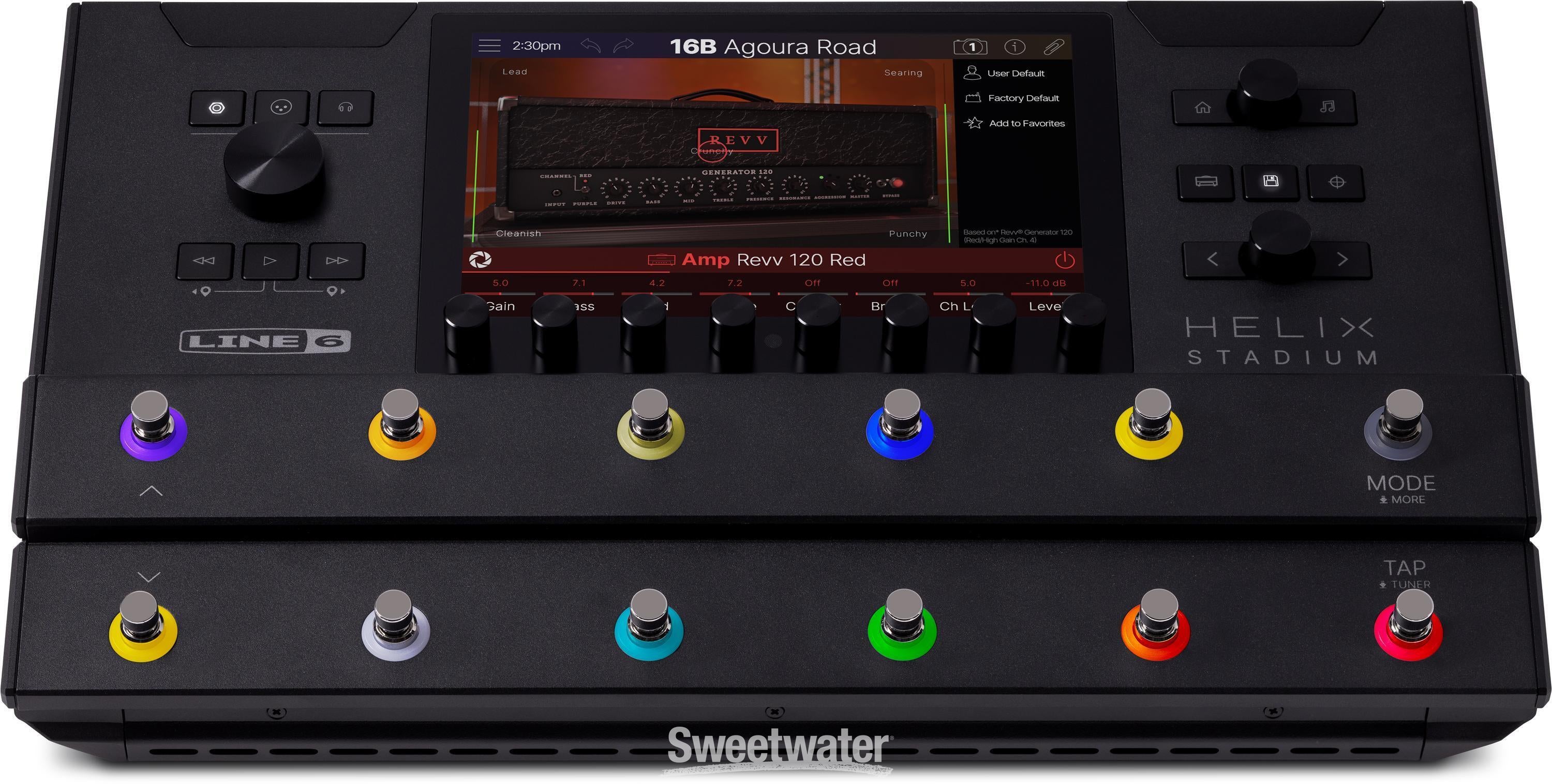 Line 6 Helix Stadium Amp Modeler and FX Processor | Sweetwater