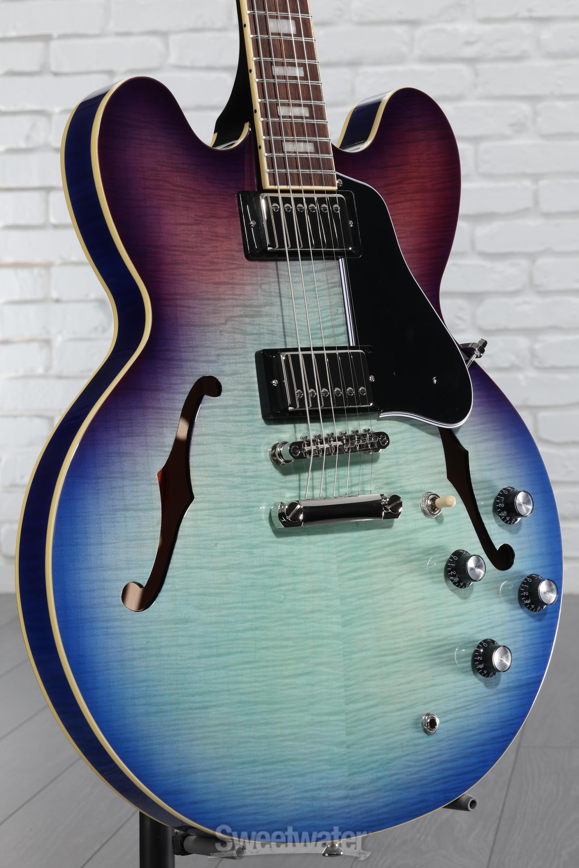 Epiphone ES-335 Figured Semi-hollowbody - Blueberry Burst