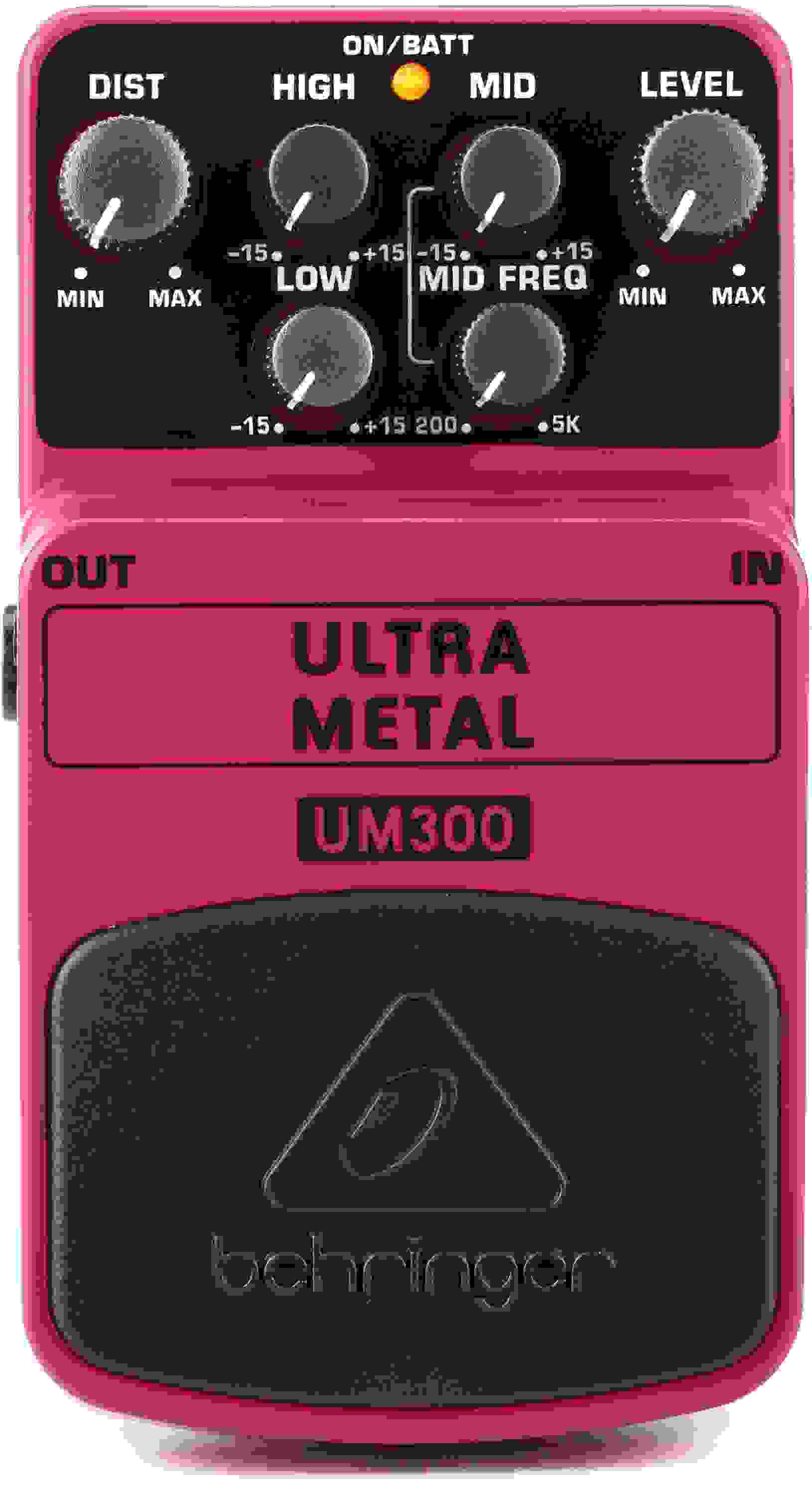Behringer UM300 Ultra Metal Distortion Pedal