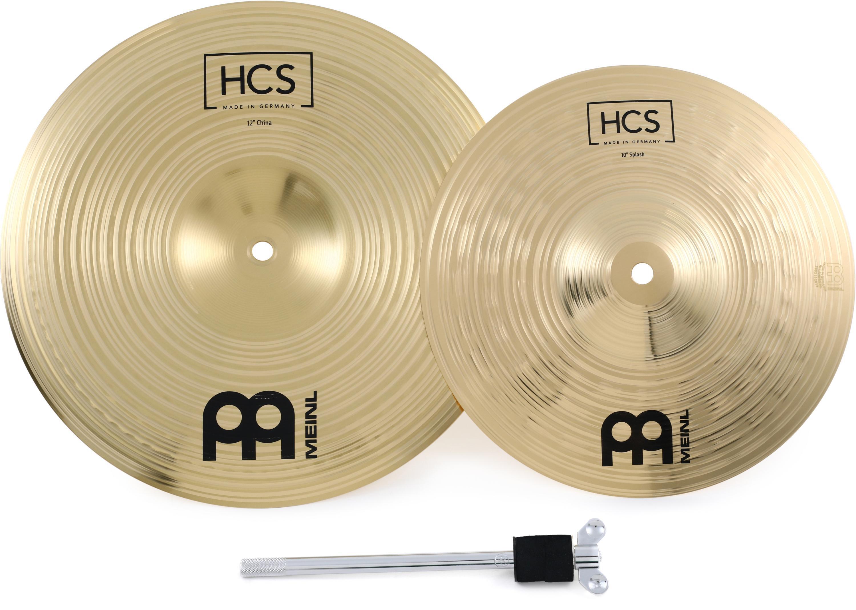 Meinl Cymbals HCS FX Stack Set - 10/12 inch - with Free Stacker