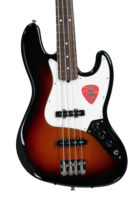 Fender American Special Jazz Bass - 3-Tone Sunburst | Sweetwater