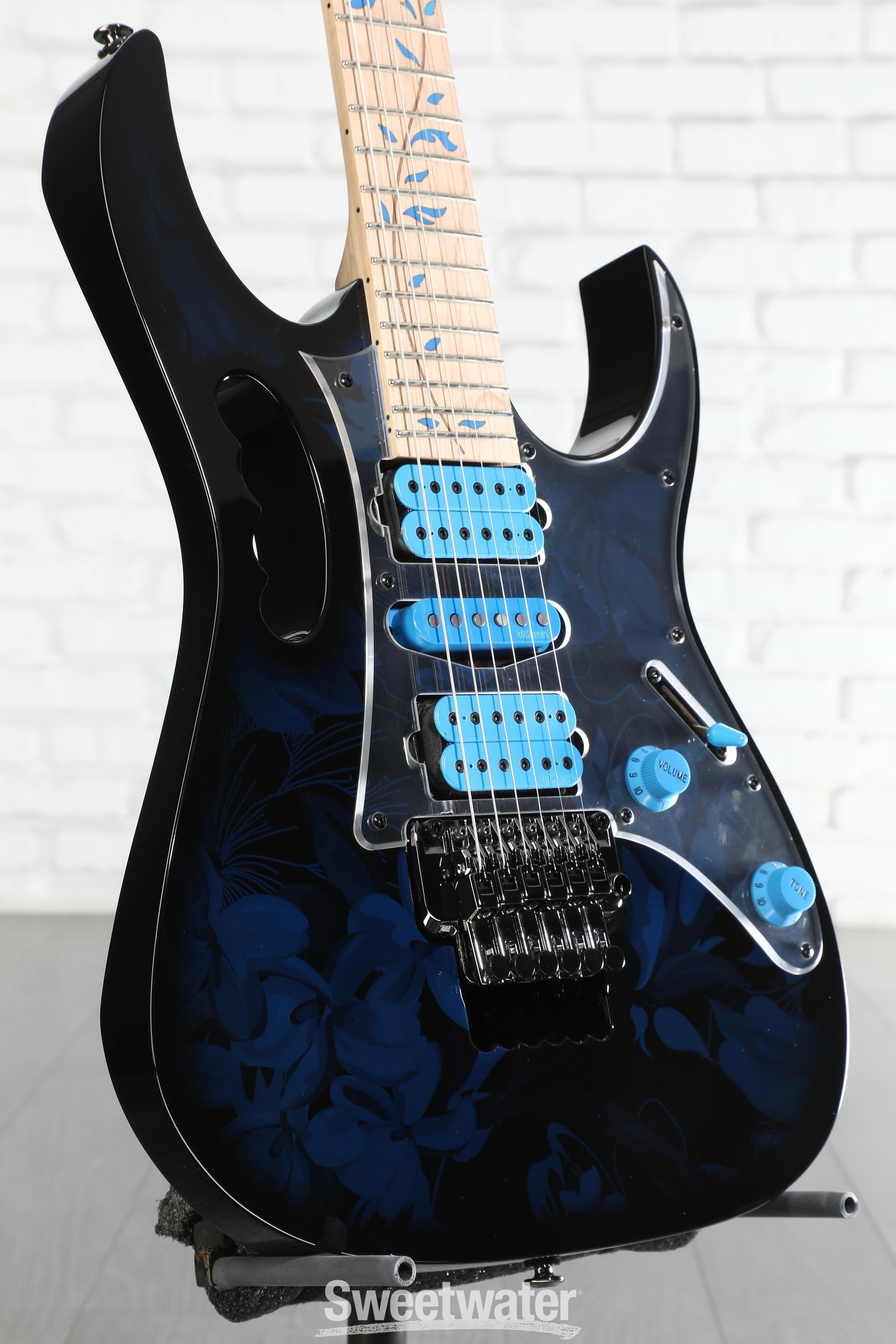Ibanez Steve Vai Signature JEM77 - Blue Floral Pattern | Sweetwater