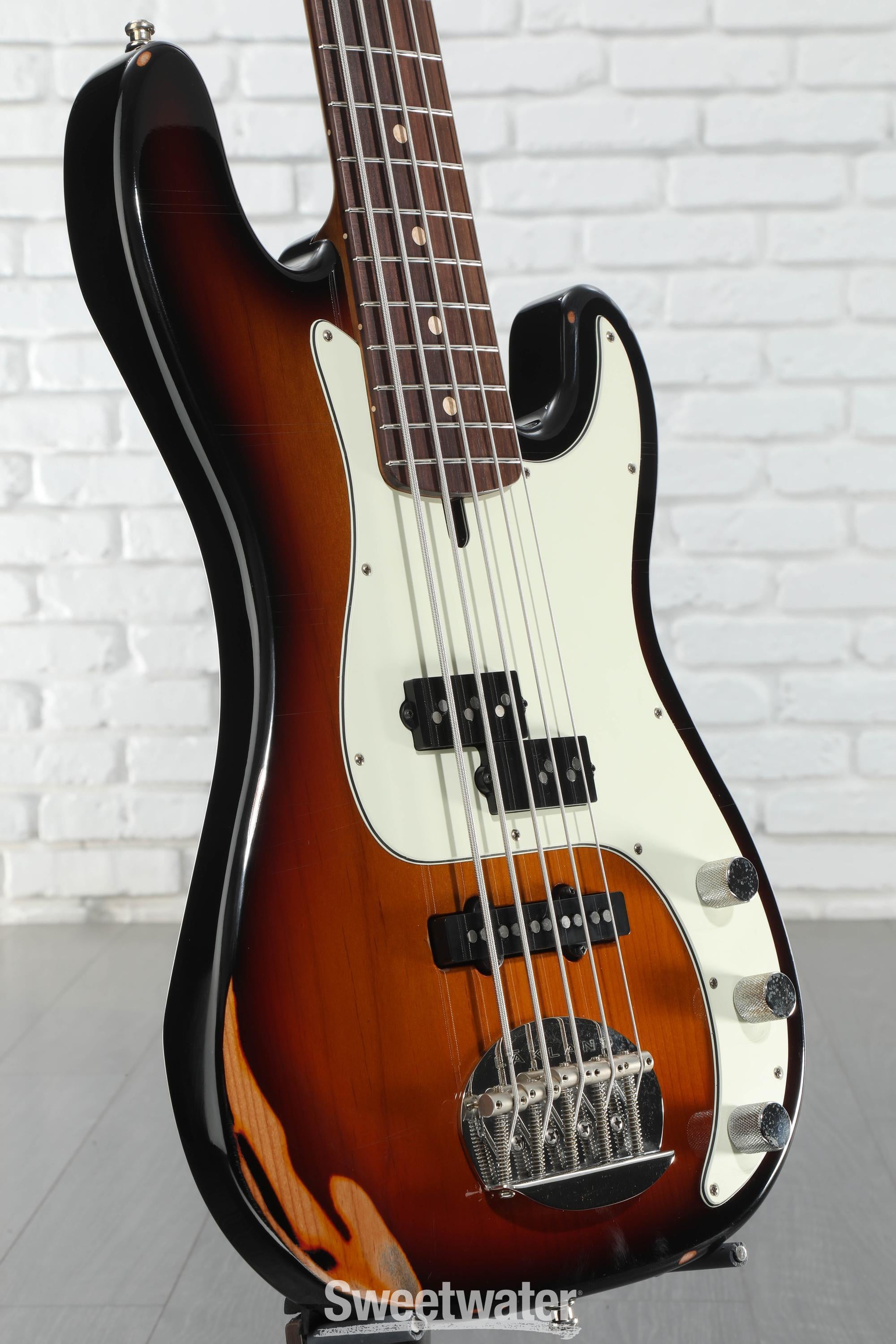 Lakland USA Classic 55-64 PJ 5-string Bass Guitar - 3-tone