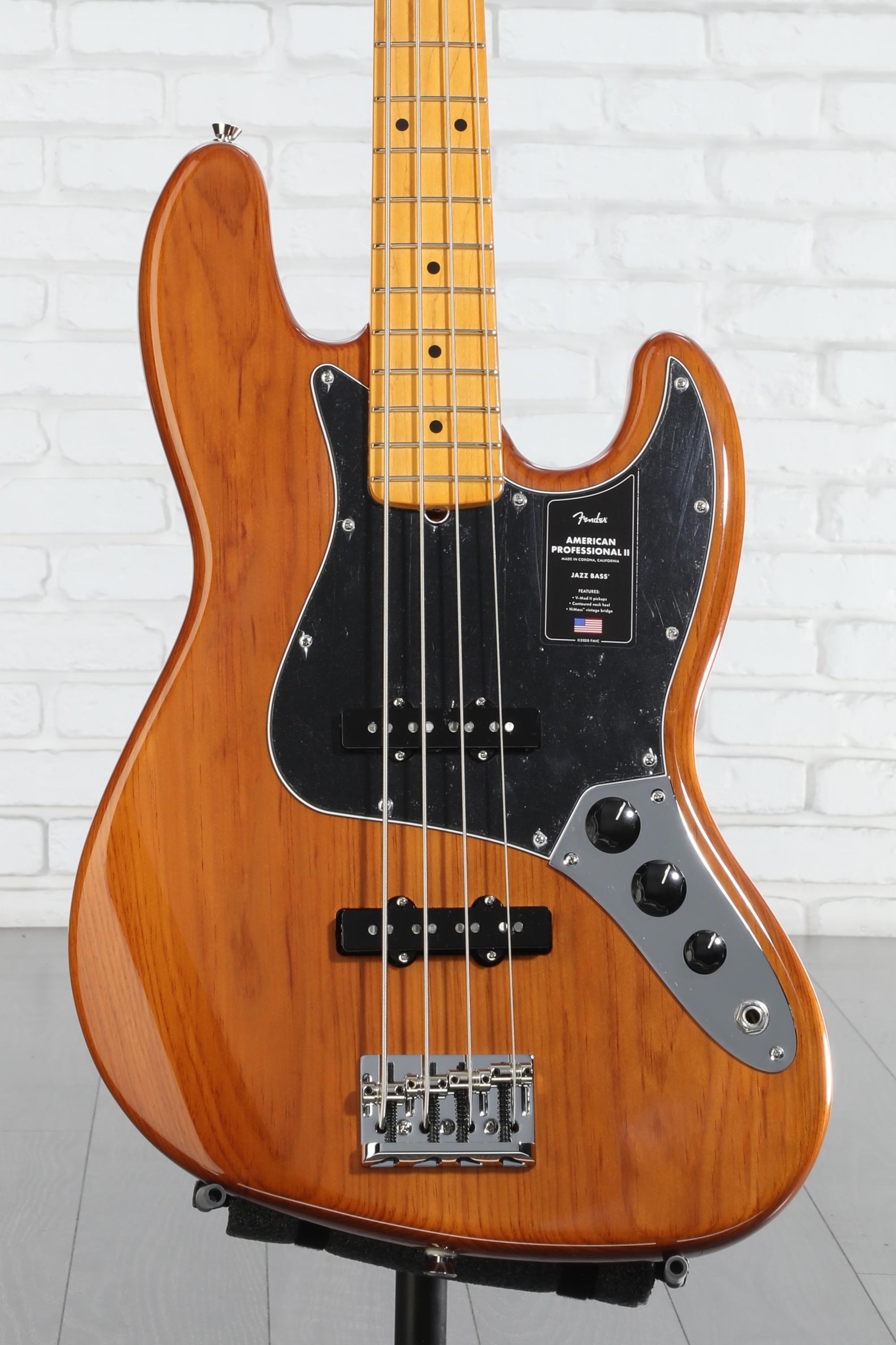 Fender American Professional II Jazz Bass Guitar - Natural