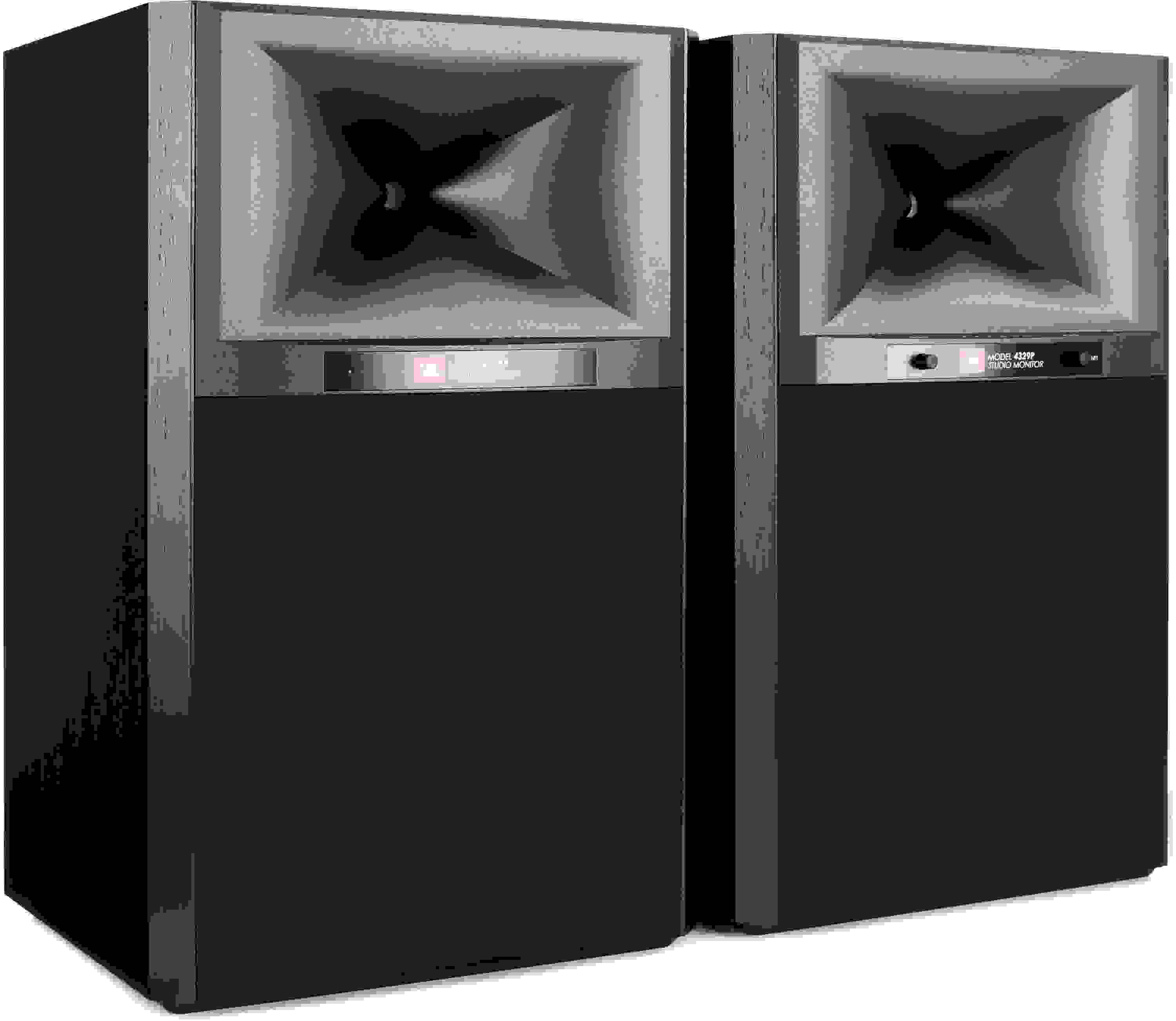 JBL 4329P Powered Bookshelf Speakers - Black