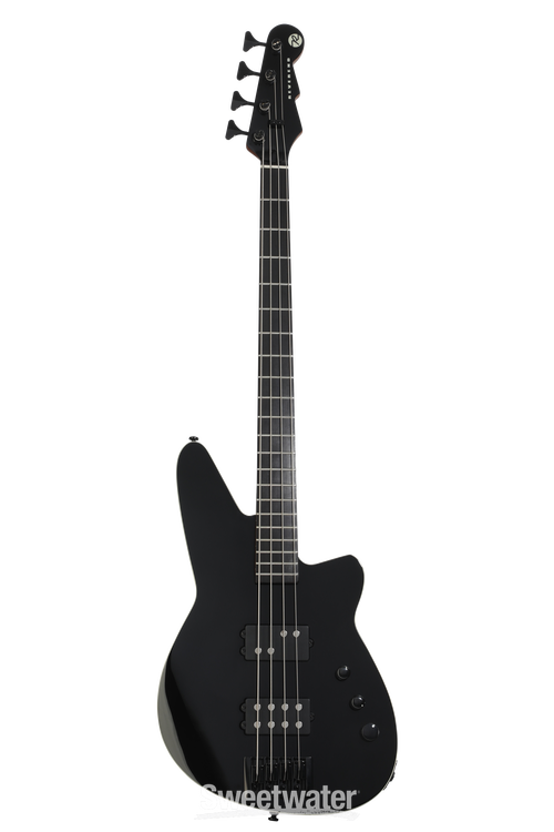 Reverend Mercalli 4 Blackout Electric Bass Guitar - Midnight Black