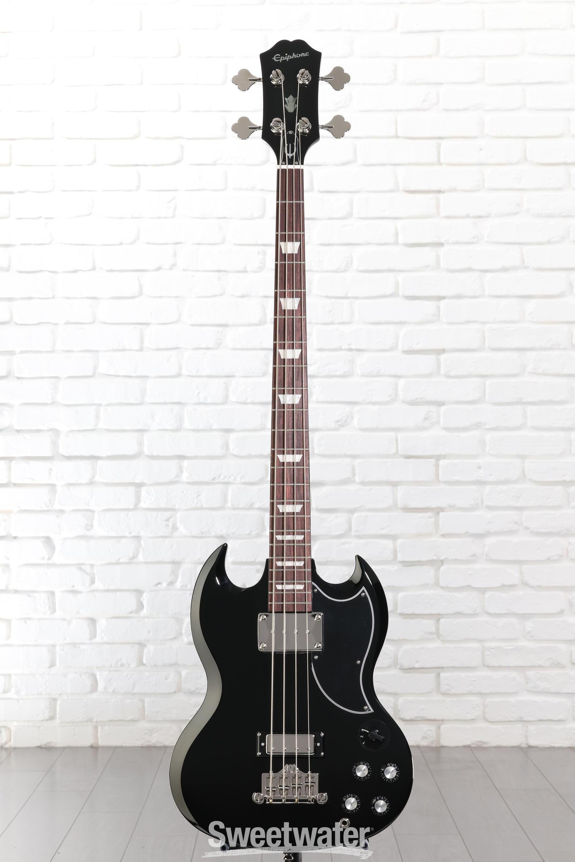 Epiphone EB-3 Bass Guitar - Ebony | Sweetwater