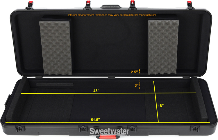 Gator GTSA-KEY76 TSA Series Keyboard Case | Sweetwater Gator GTSA-KEY76 TSA Series Keyboard Case | Sweetwater