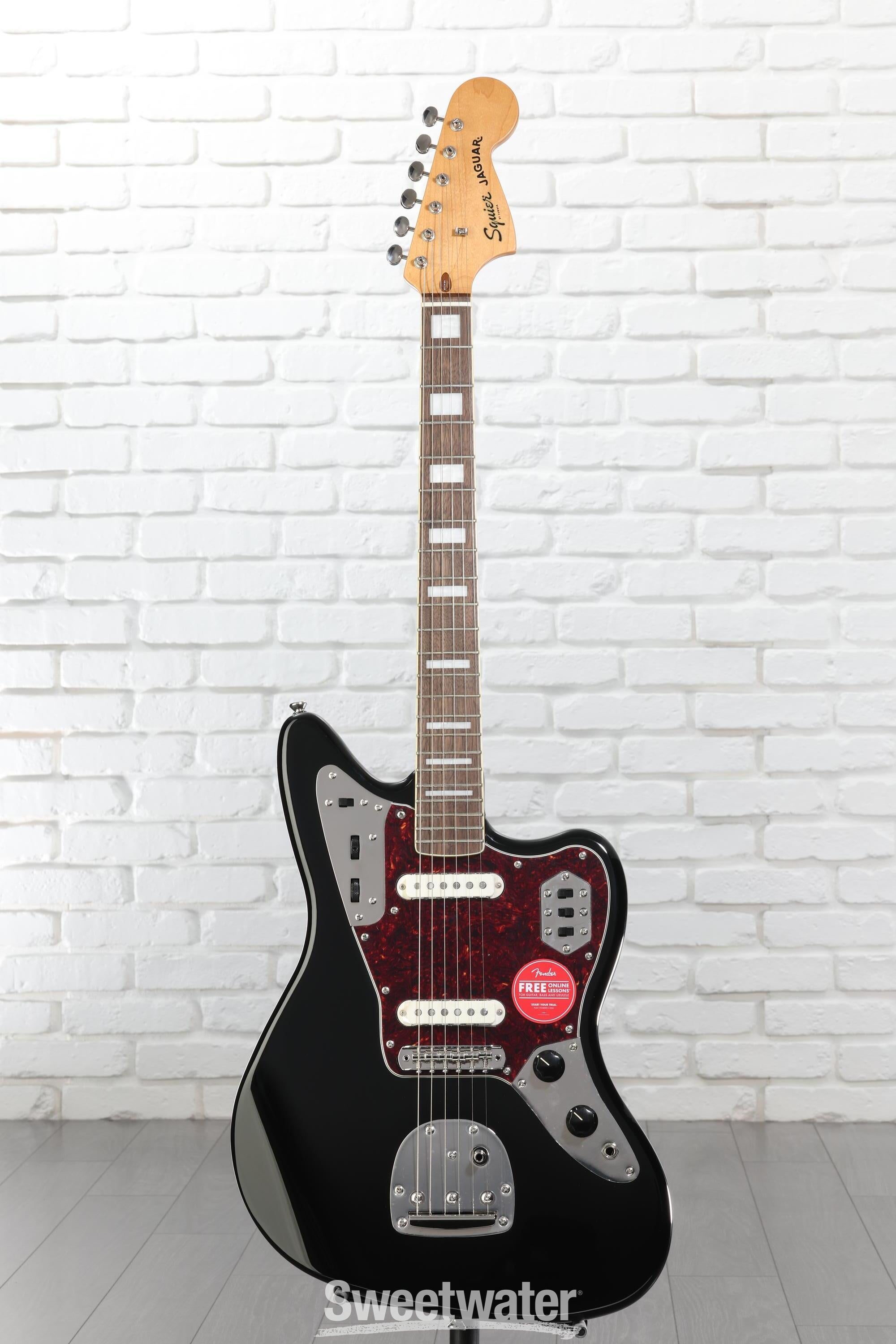 Squier Classic Vibe '70s Jaguar - Black | Sweetwater