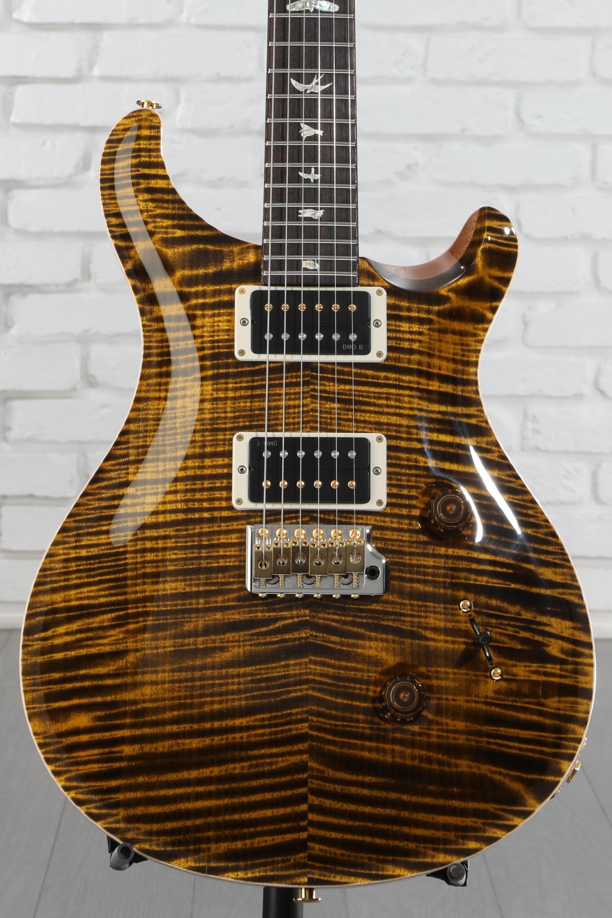 PRS Custom 24 10Top Yellow Tiger 2024年製 2024 PRS Custom 24 10-Top Electric Guitar Yellow Tiger – Ish