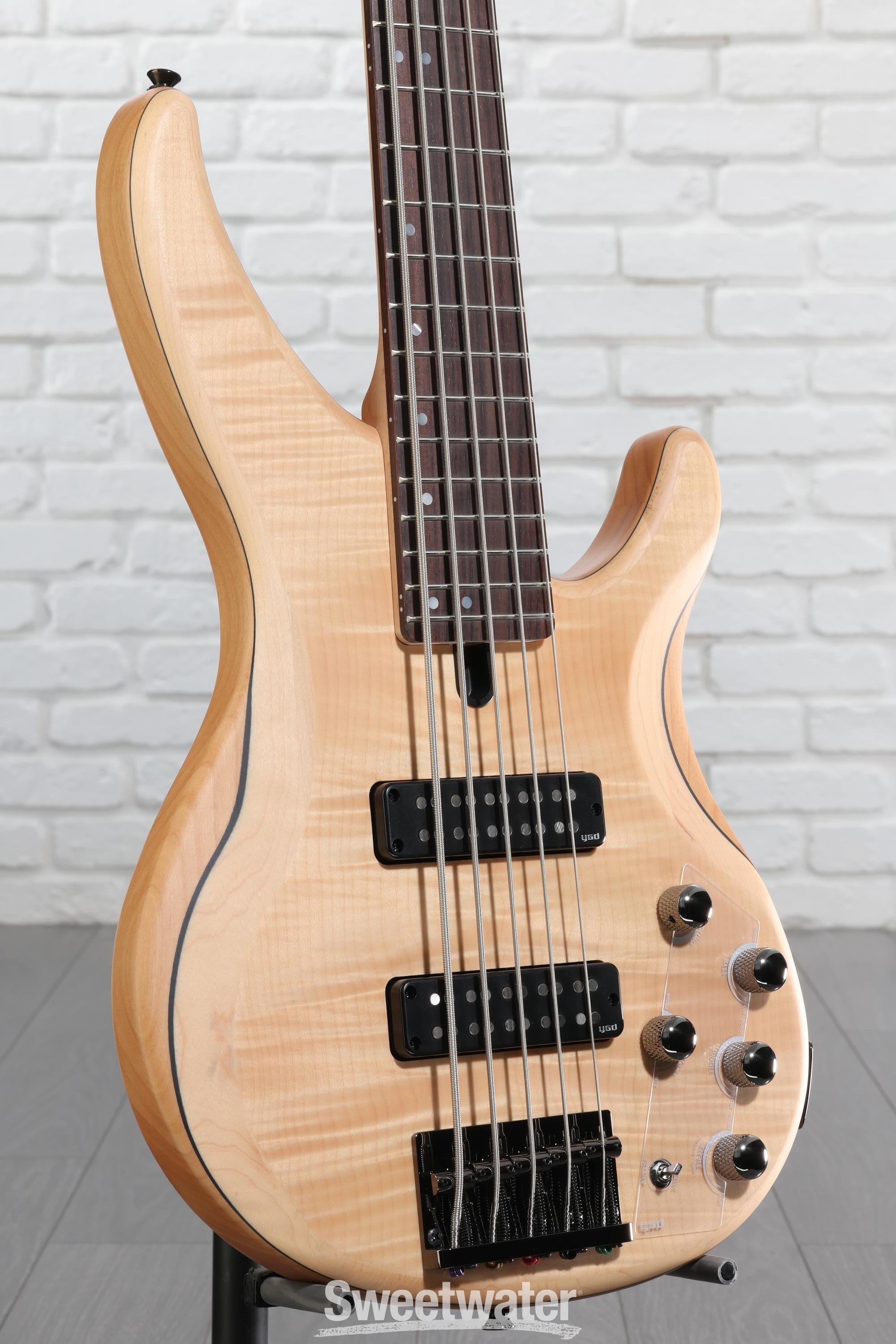 ベース Yamaha TRBX 605FM MA Yamaha TRBX605FM 5-string Bass Guitar - Natural Satin