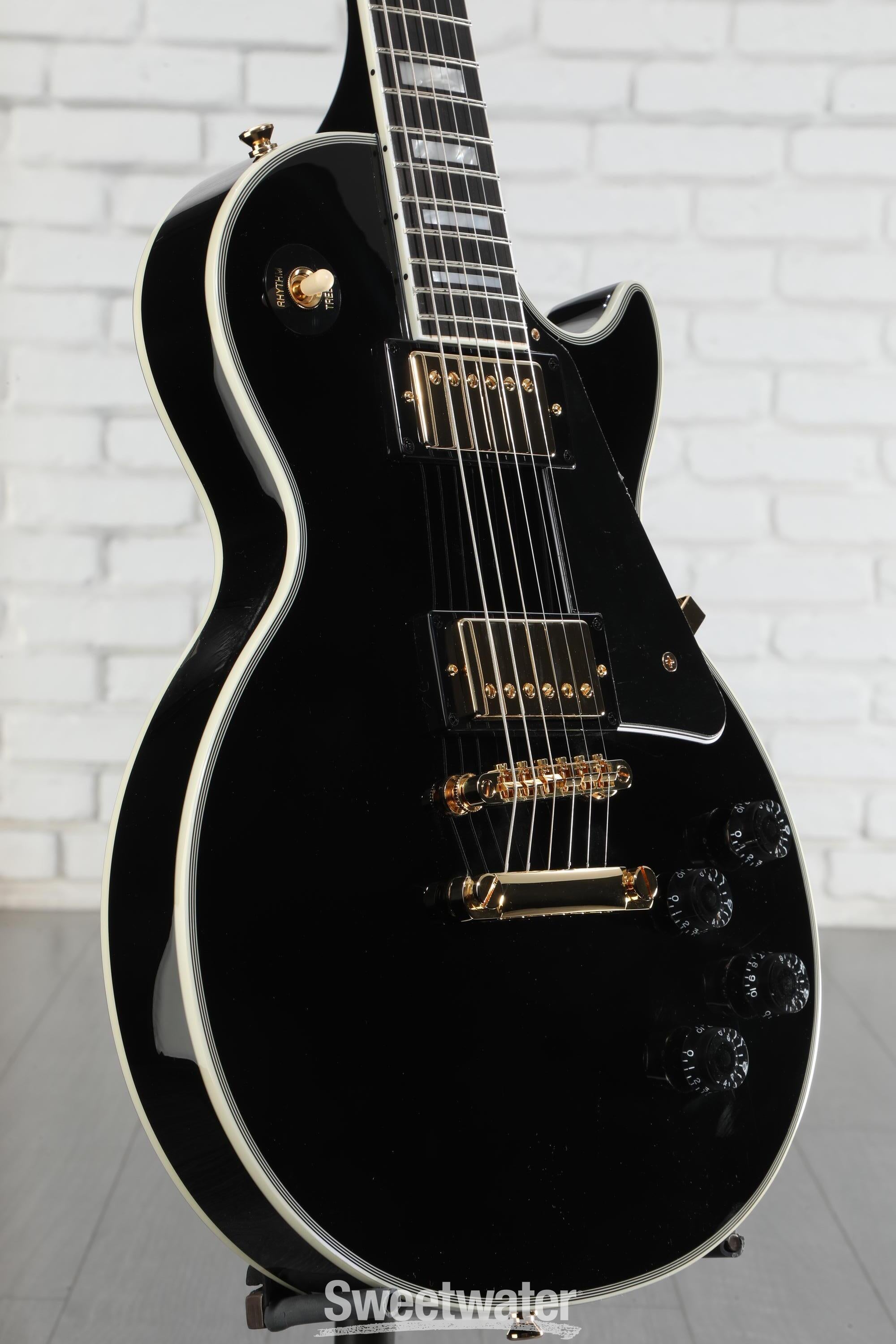 ギター Epiphone Les Paul Custom Pro Ebony '16 Epiphone Les Paul Custom, Ebony | Epiphone