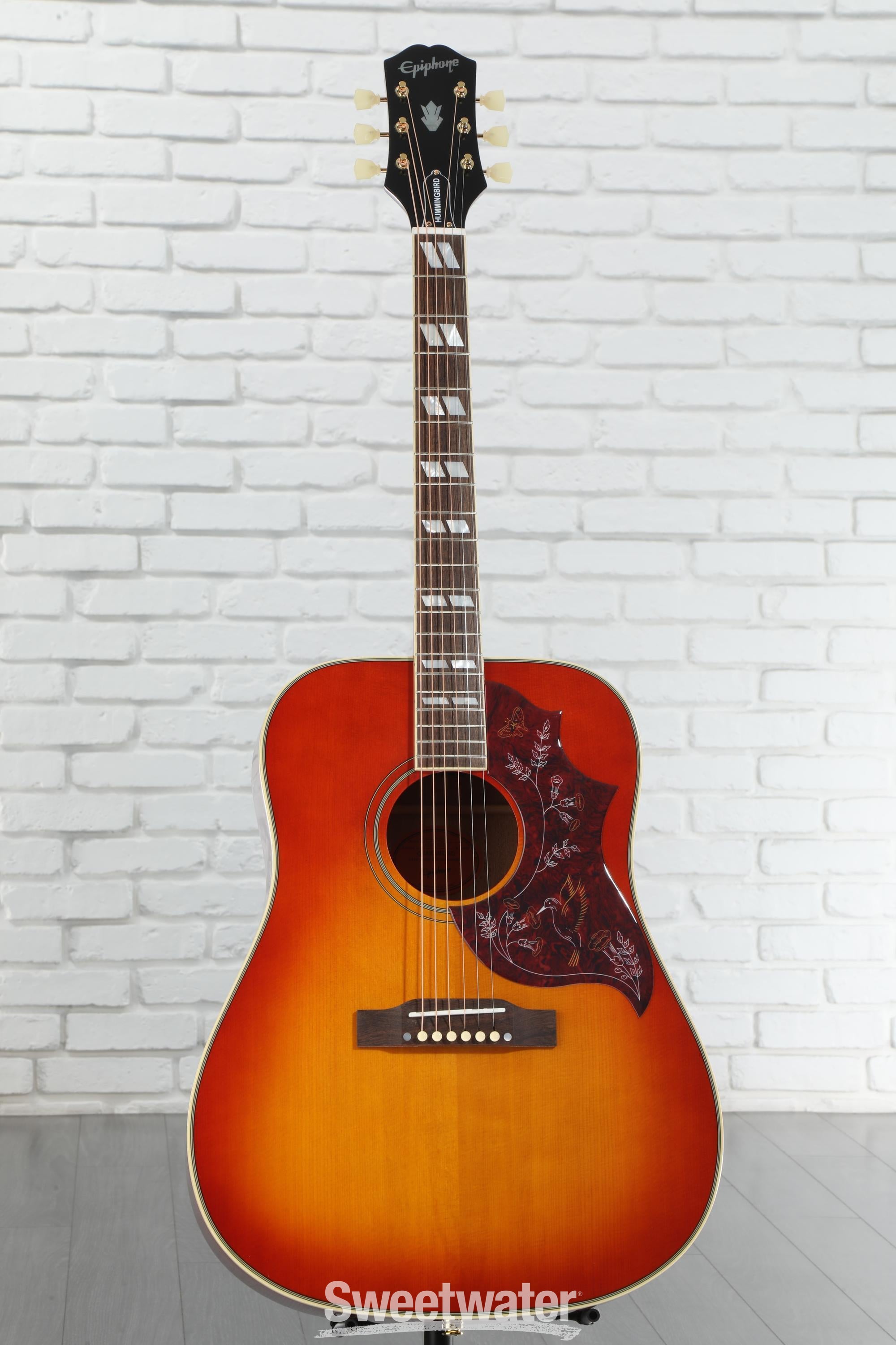ギター Epiphone Hummingbird Inspired by Gibson Amazon.com: Epiphone Inspired By Gibson Hummingbird Acoustic
