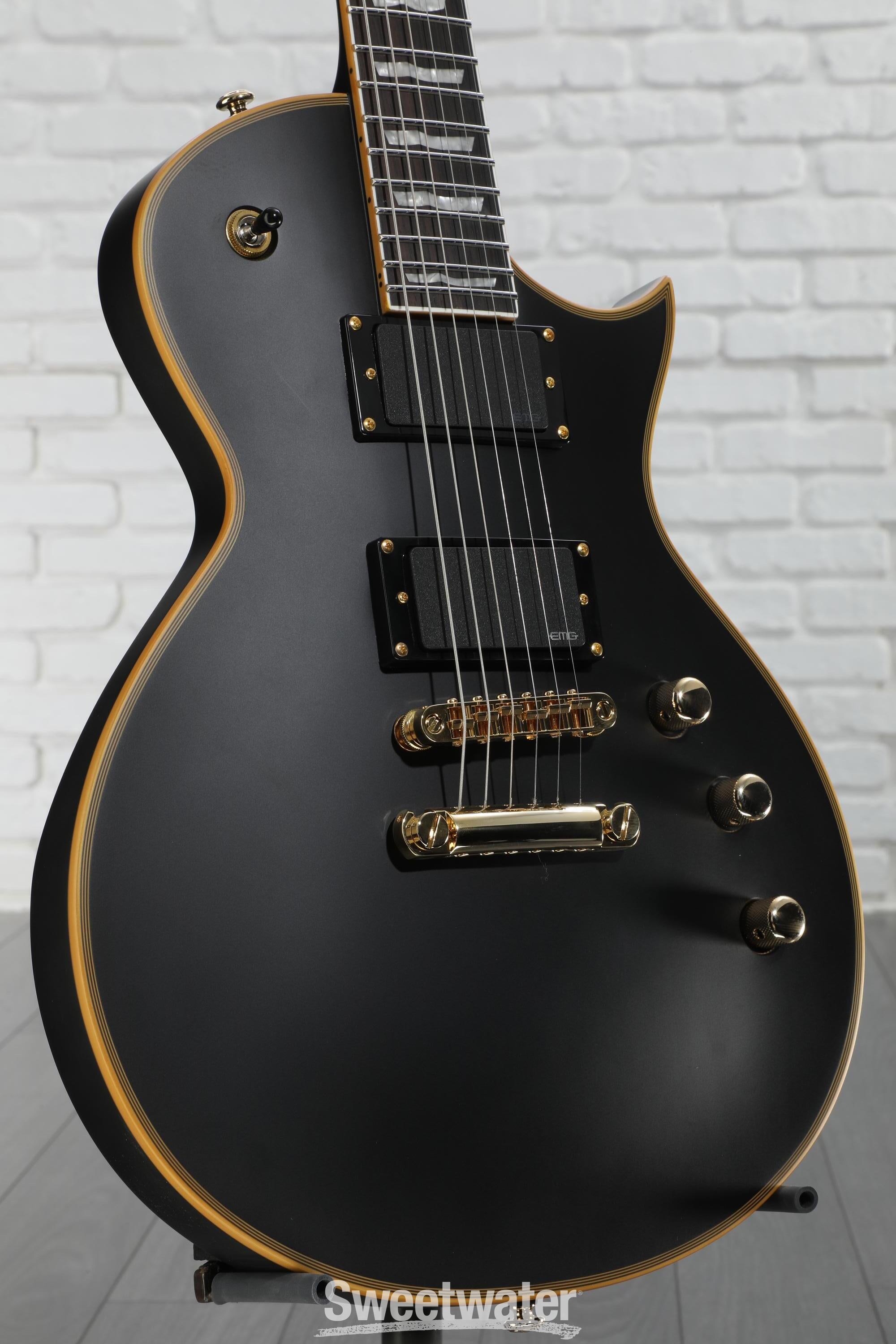 ESP LTD EC-1000 Electric Guitar - Vintage Black | Sweetwater